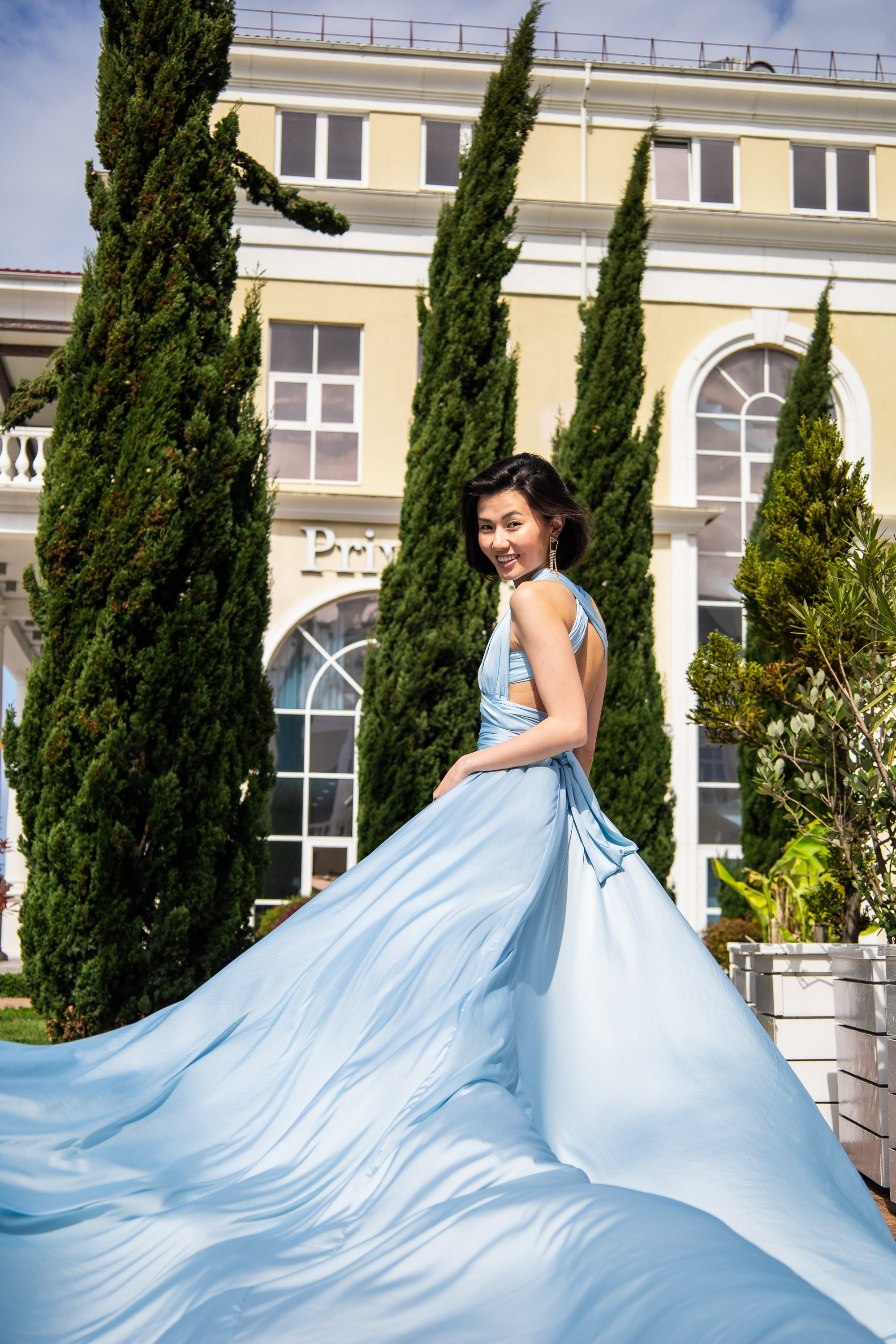 Летящее платье. Семейный и Свадебный фотограф в Сочи