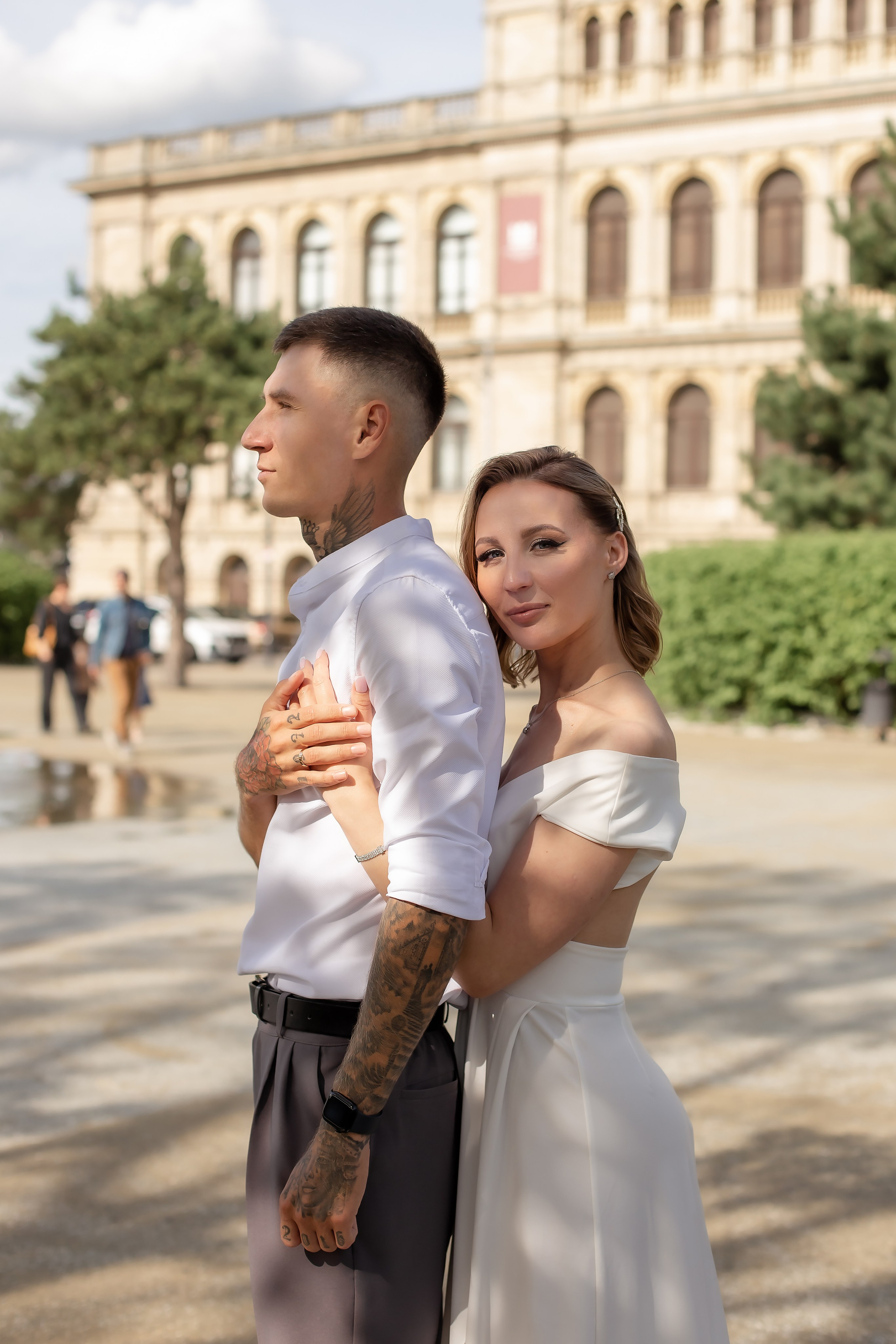 Саша и Вика. Биржевой сквер. Фотограф в Калининграде Решетникова Алина
