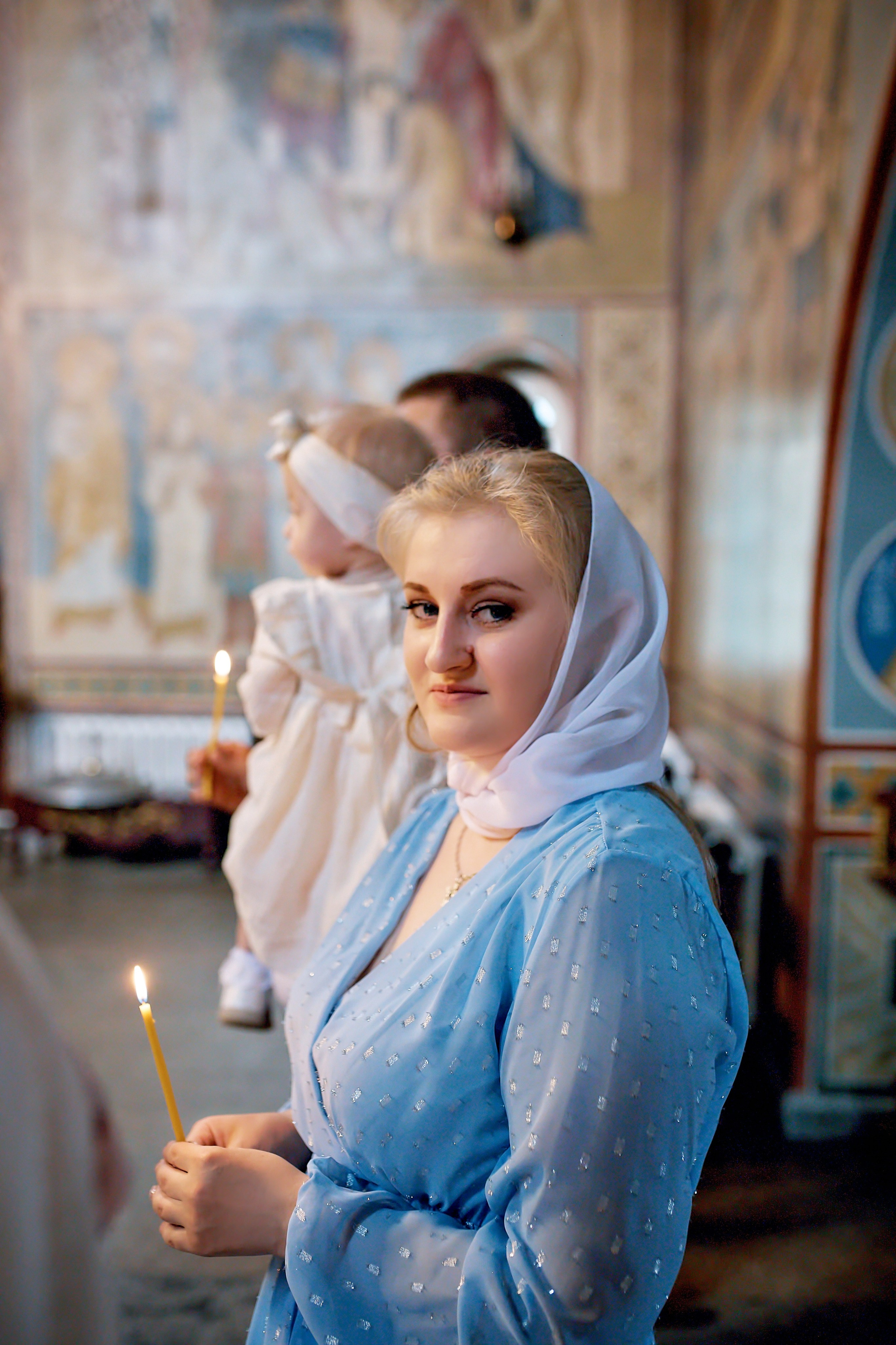 Таинство Крещения храм Георгия Победоносца г. Новоалтайск. Фотограф на Крещение и Венчание в Барнауле