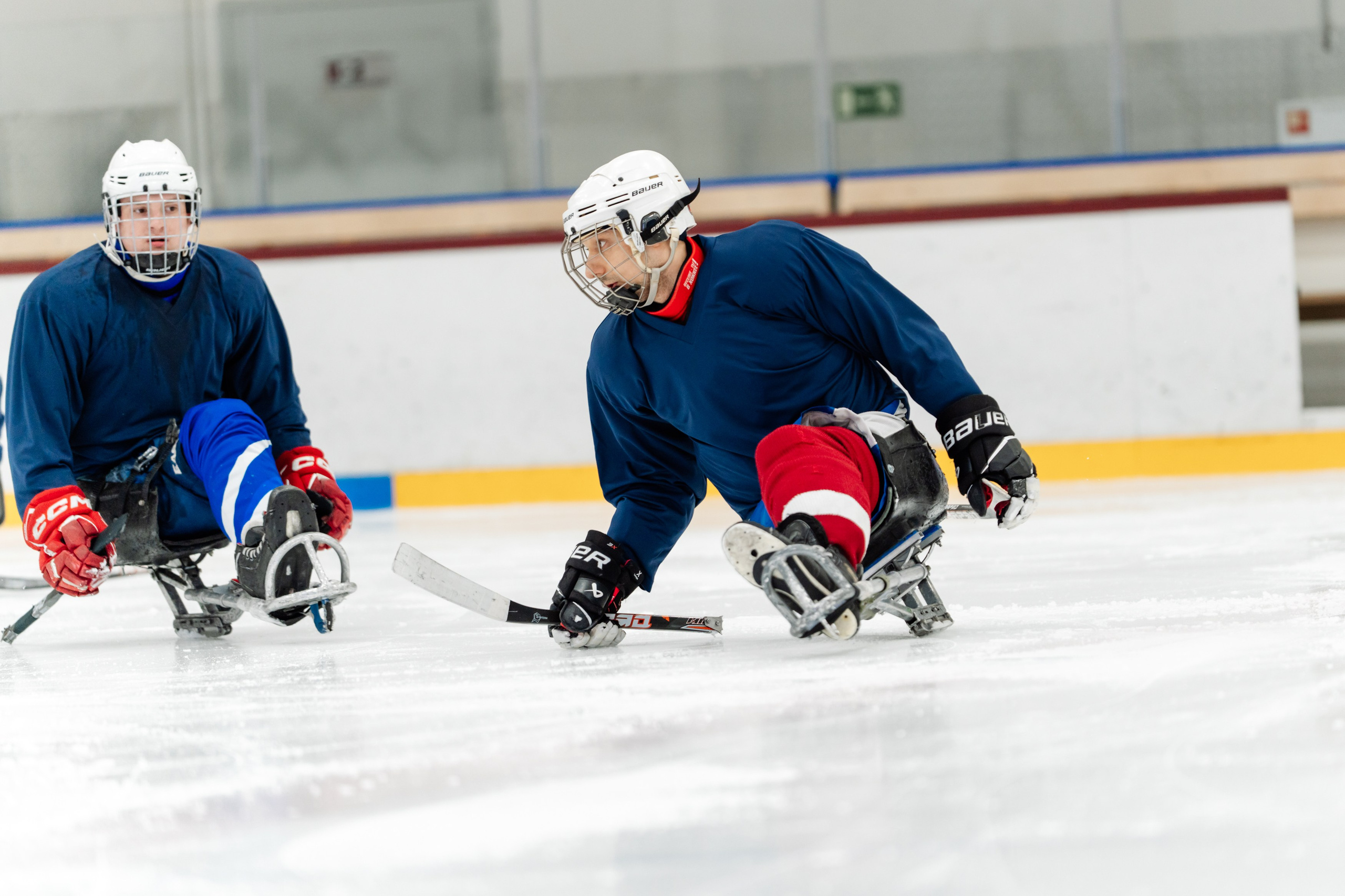 Игра в следж хоккей приуроченная 23.02.26 в арене Сталкер