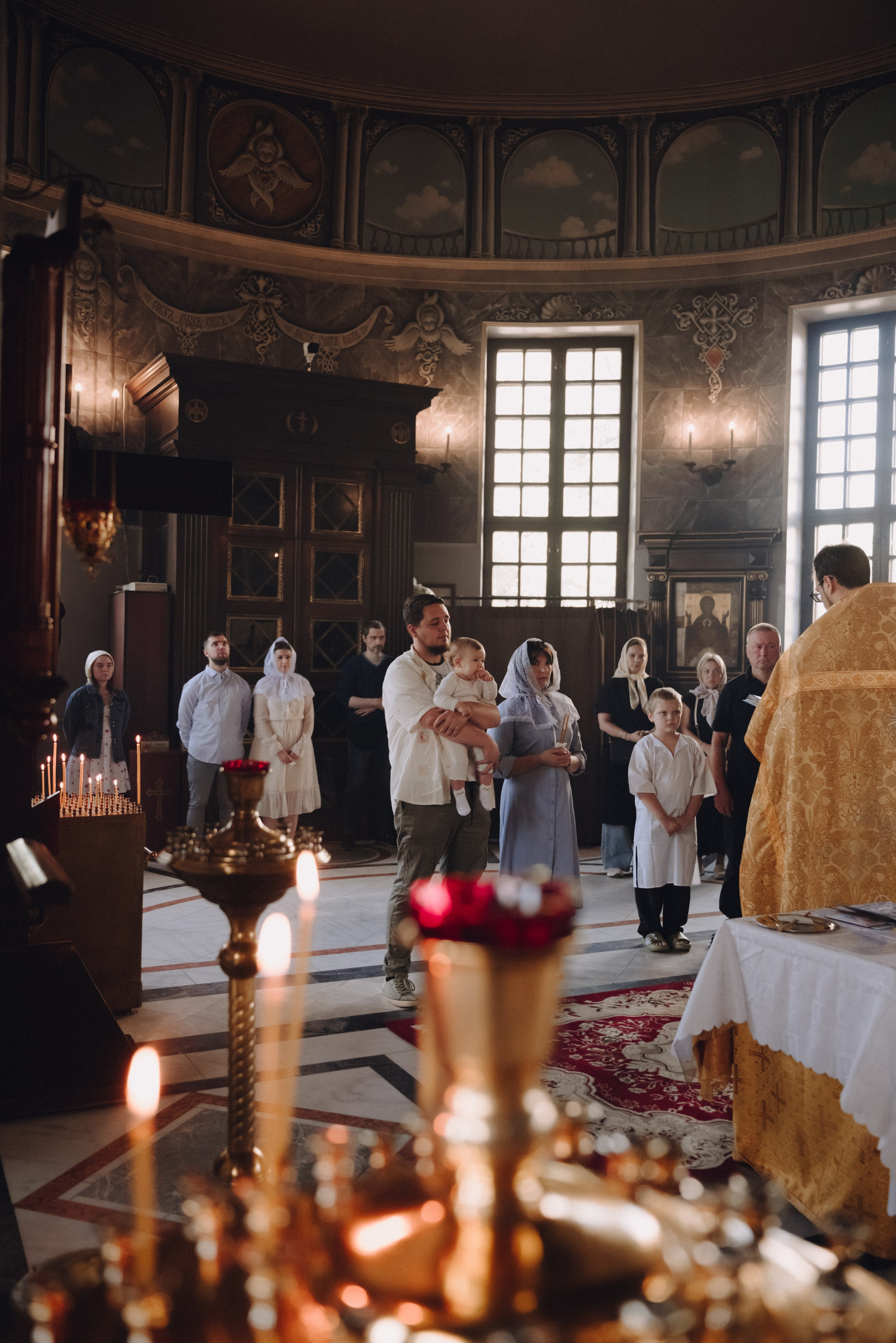 Крещение Аделины. Фотограф Анастасия Монах