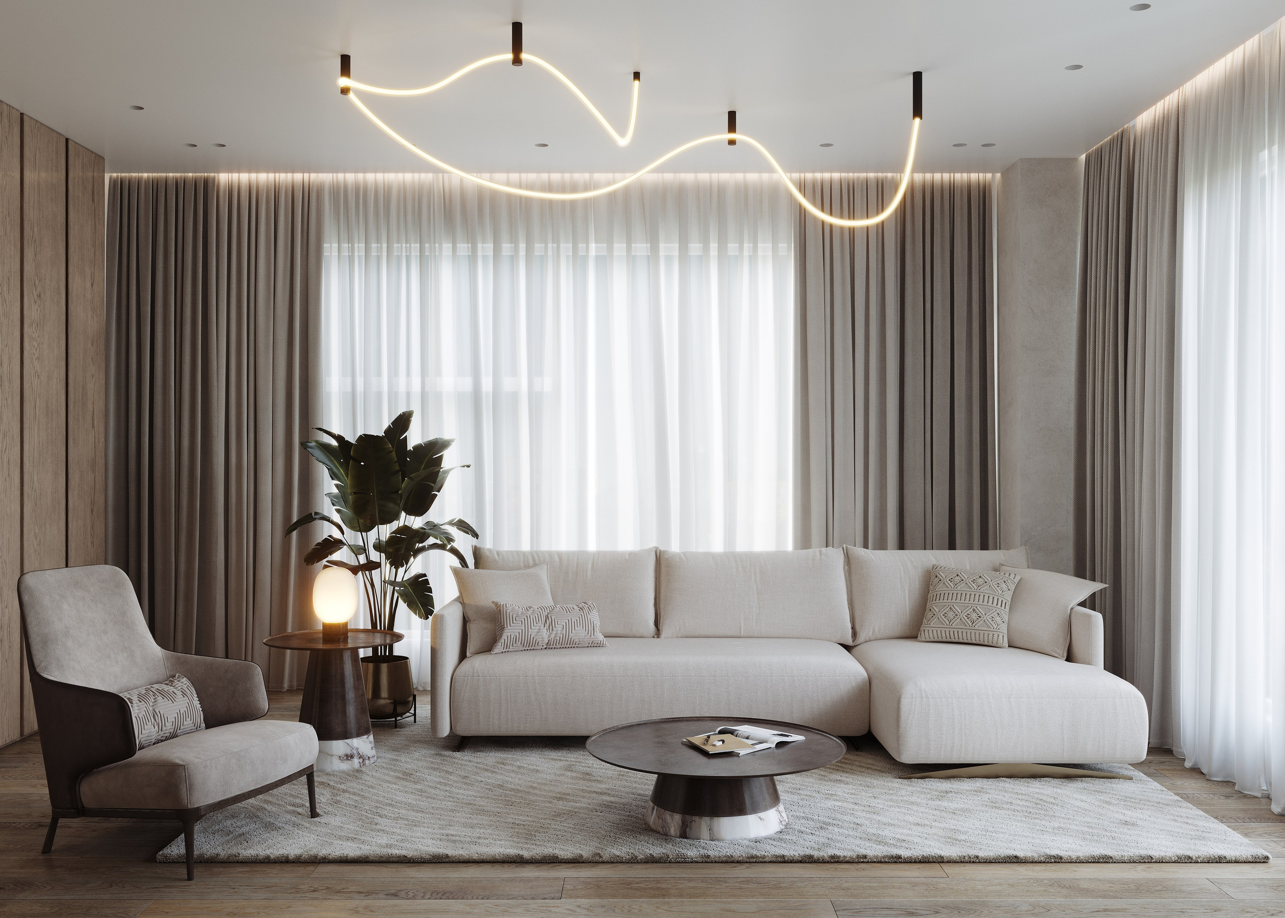 ЖК «На Петровском». 3D визуализация интерьера