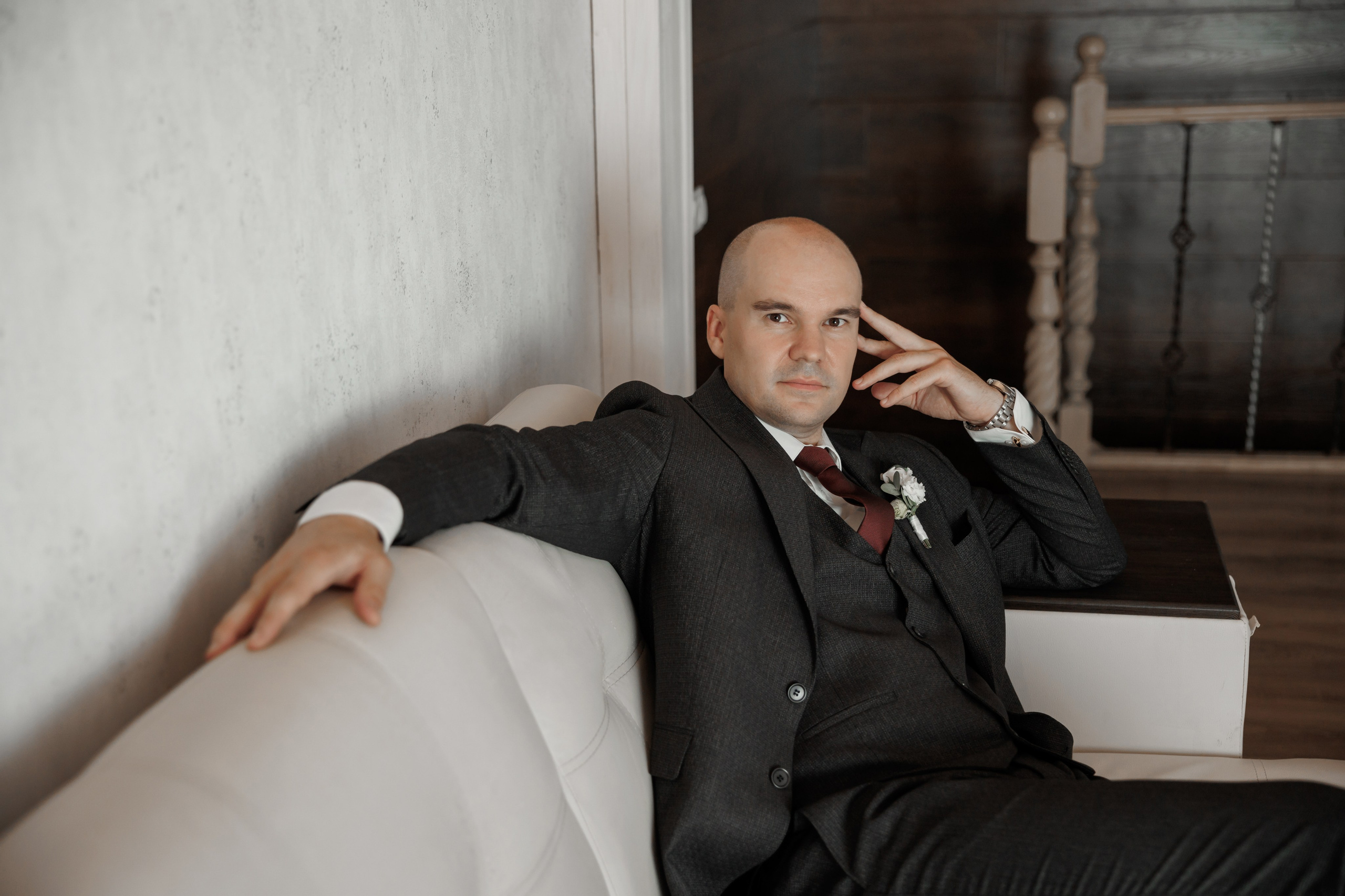 Полина и Дмитрий, загородный клуб «Барин», ЗАГС в г. Пушкино. Свадебный и репортажный фотограф (Москва, Королев и другие)