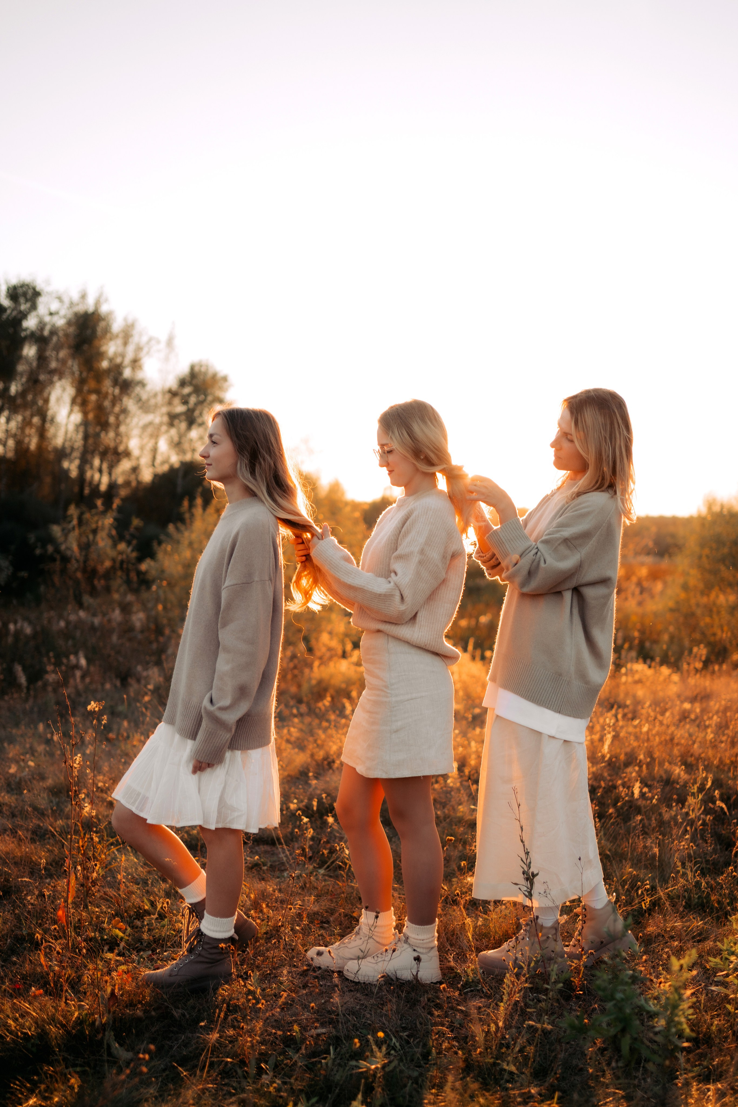 Семейная фотосессия на качелях. Семейный фотограф в Москве и в Домодедово Екатерина Патракова