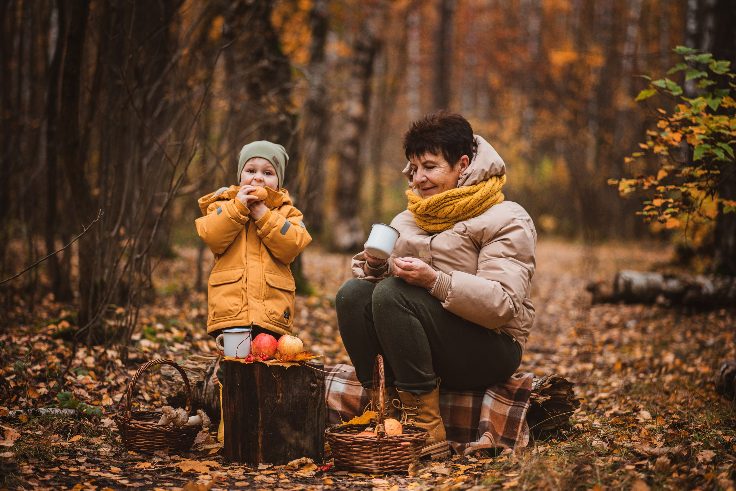 Один день Дани и бабушки Наташи. Семейный и детский фотограф в Санкт-Петербурге Светлана Юрьева