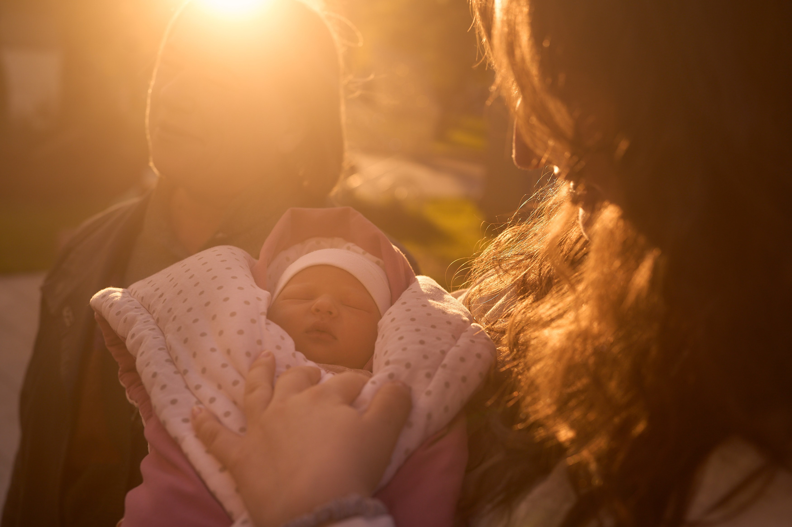 Выписка из роддома. Фотограф Женя Пашкина