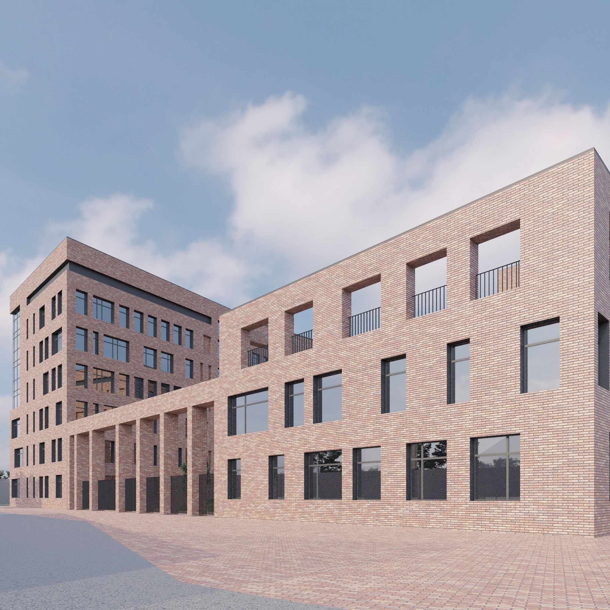 Многоквартирные дома / Dachnaya_GK Вариант 1. SAAS Селиванов Алексей Архитектурная Студия