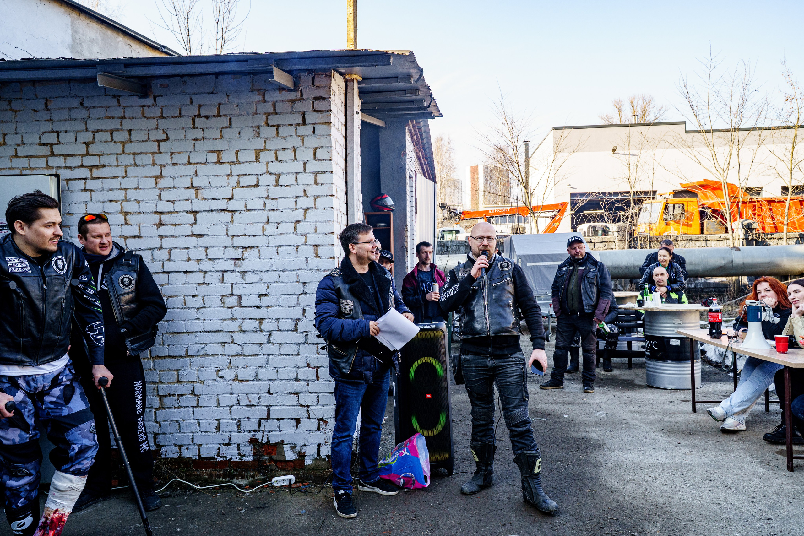 Прохват мотоклуба Norman Riders ч.2. Концертный и репортажный фотограф в Санкт-Петербурге Слава Пахомов