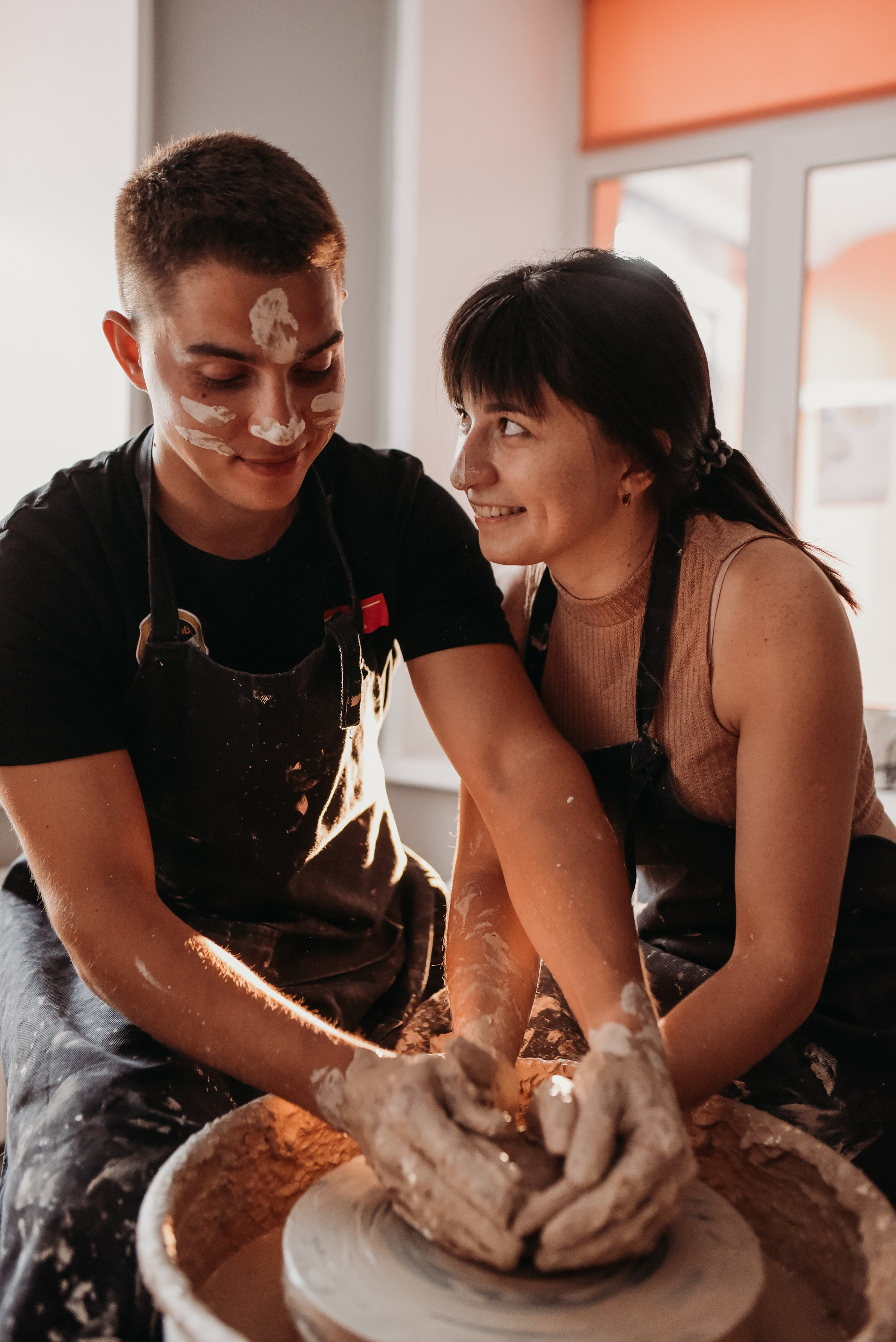 Love Story в гончарной мастерской. Семейный фотограф Олеся Батурина Рязань