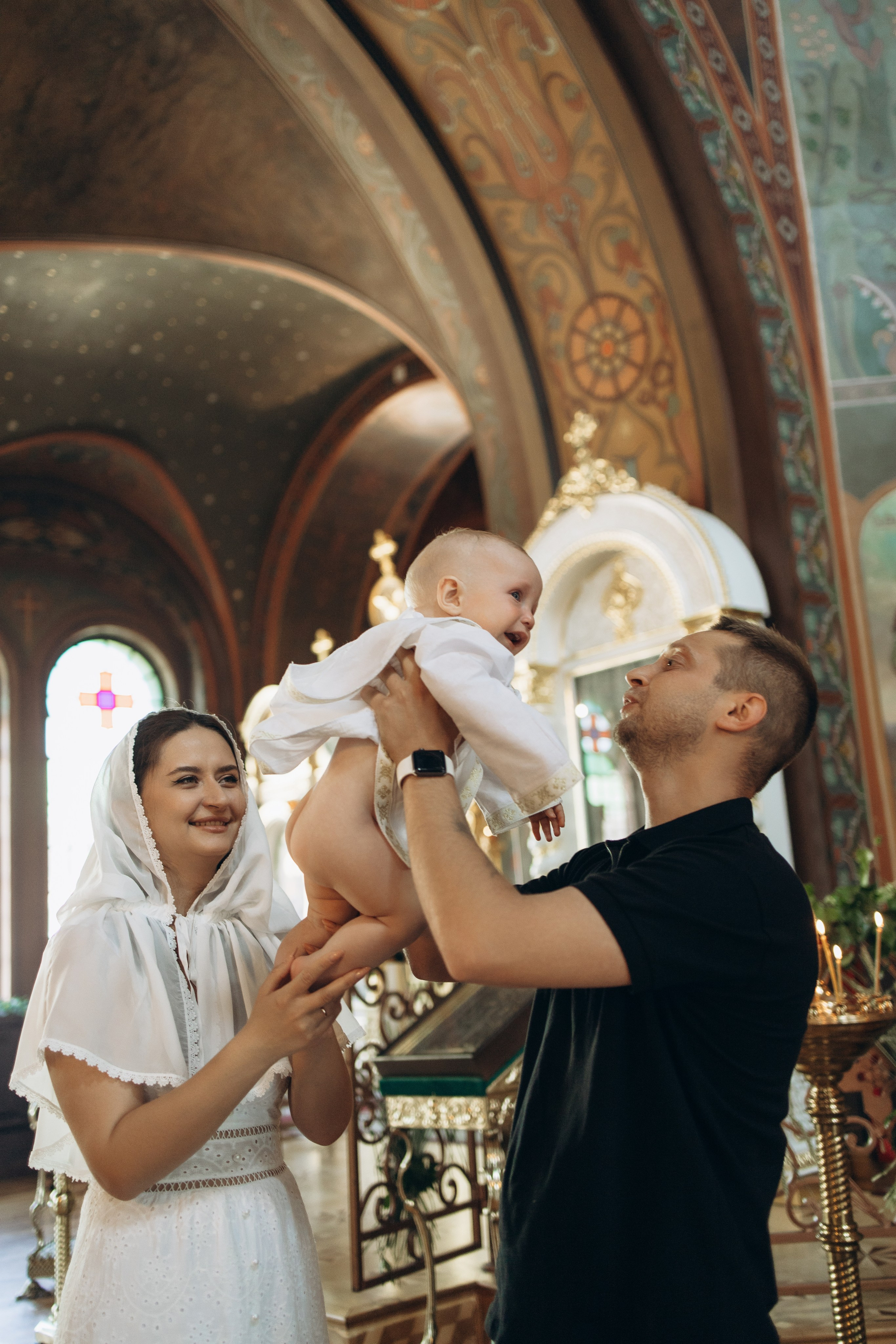 Двойное крещение Анны и Саши. Самый теплый фотограф в Краснодаре Рябоконь Ксения