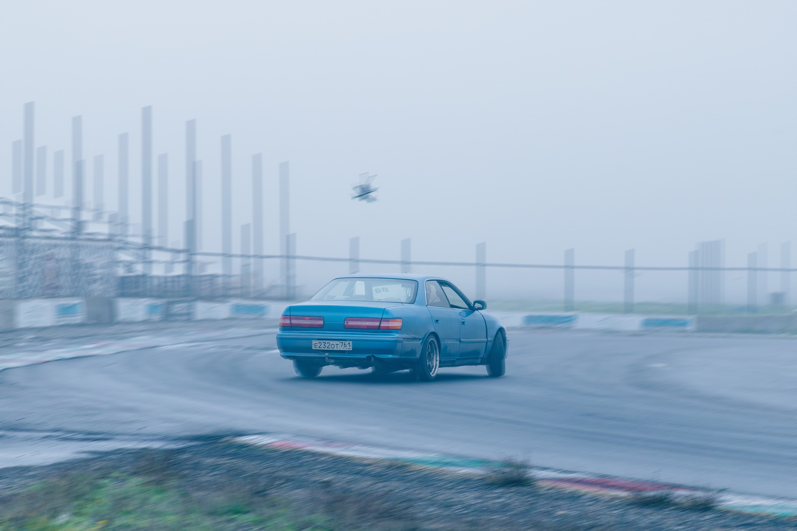 Фотосъёмка профессионального зимнего дрифта в Ростове-на-Дону. Портретный фотограф в Ростове-на-Дону Антон Казарин