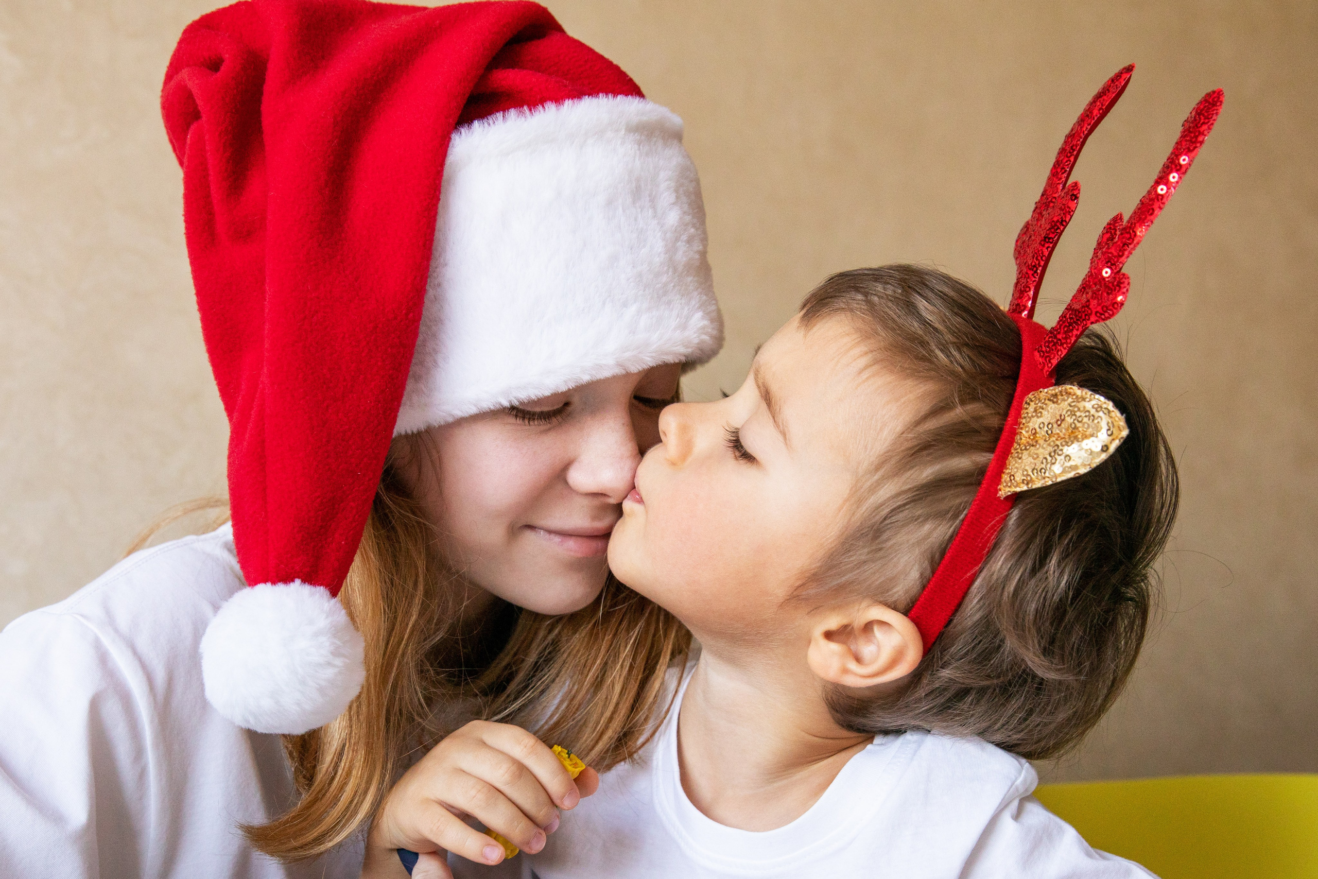 Children's Christmas photo session. Photographer in Algarve, Portugal