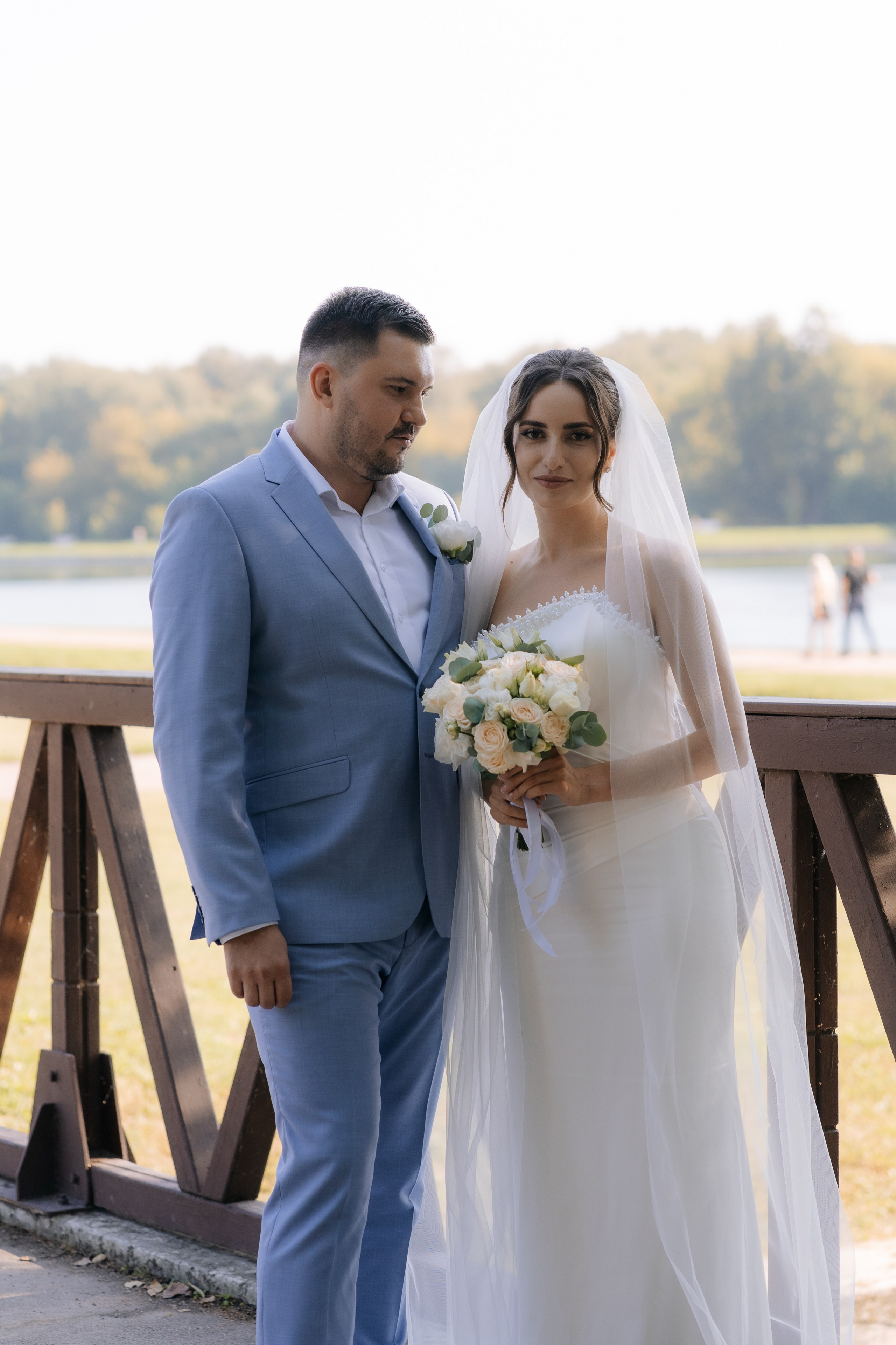 Свадебная фотосессия в Москве, парк Кусково. Свадебный фотограф в Москве Анна Полушина