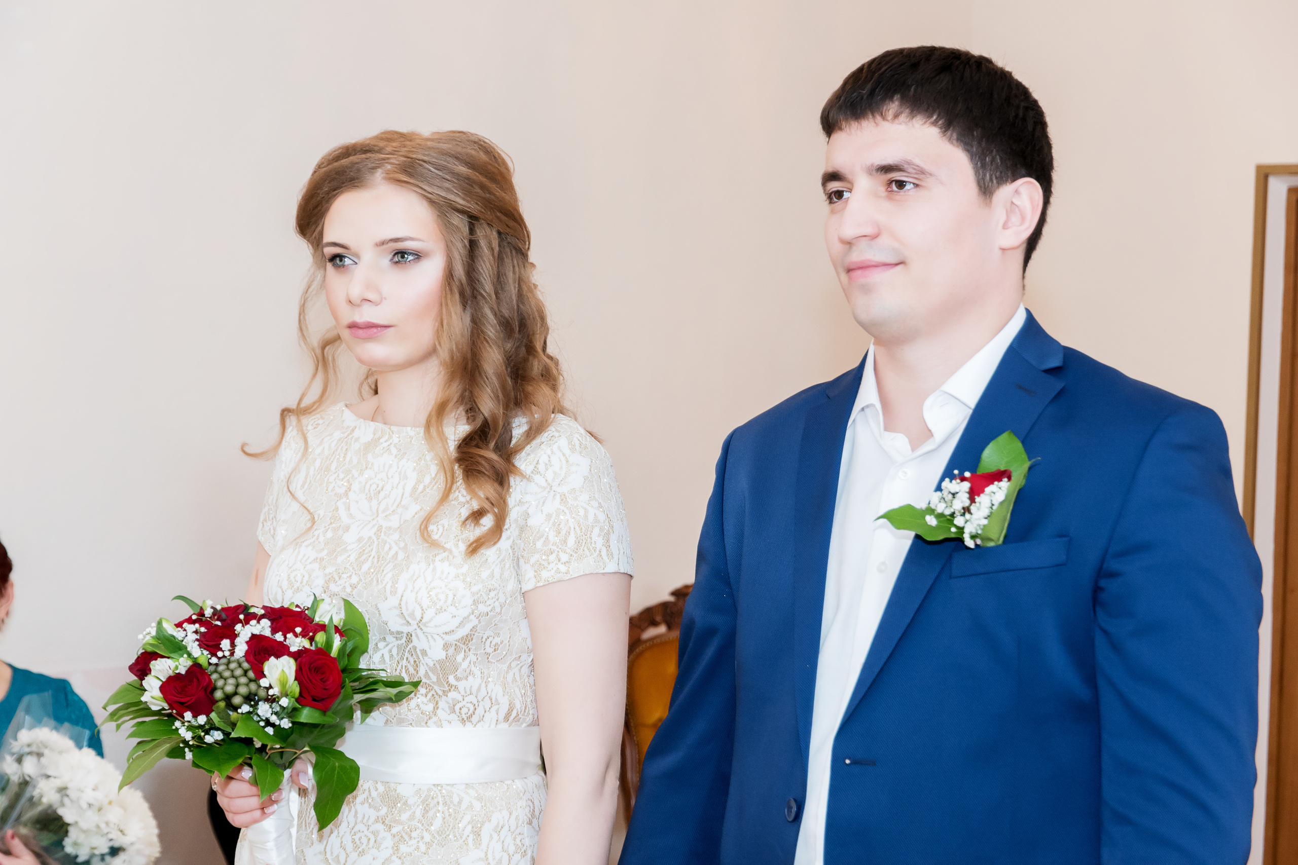 Фотосъемка свадьбы зимой в Царицыно