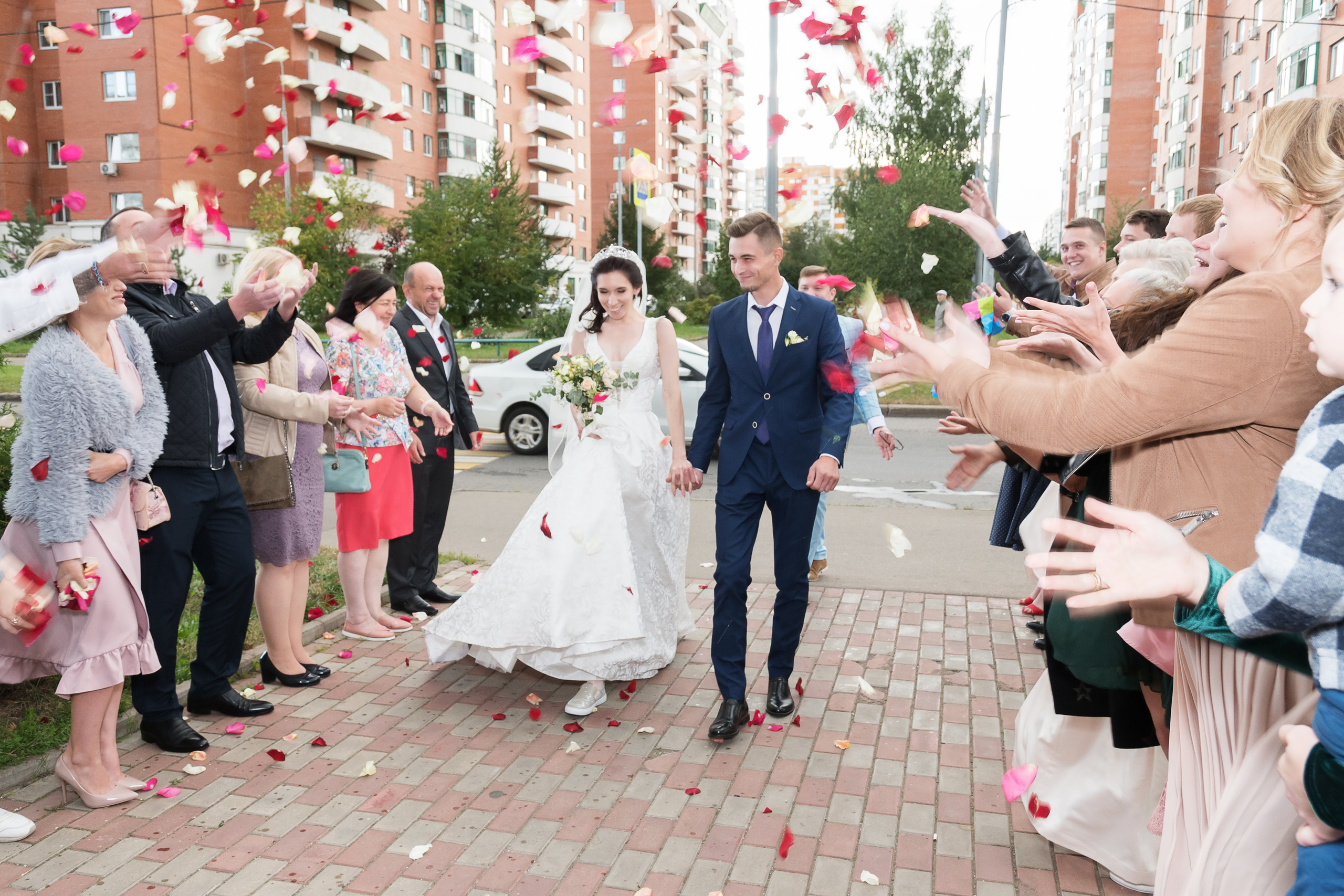 Летняя свадьба в Коломенском