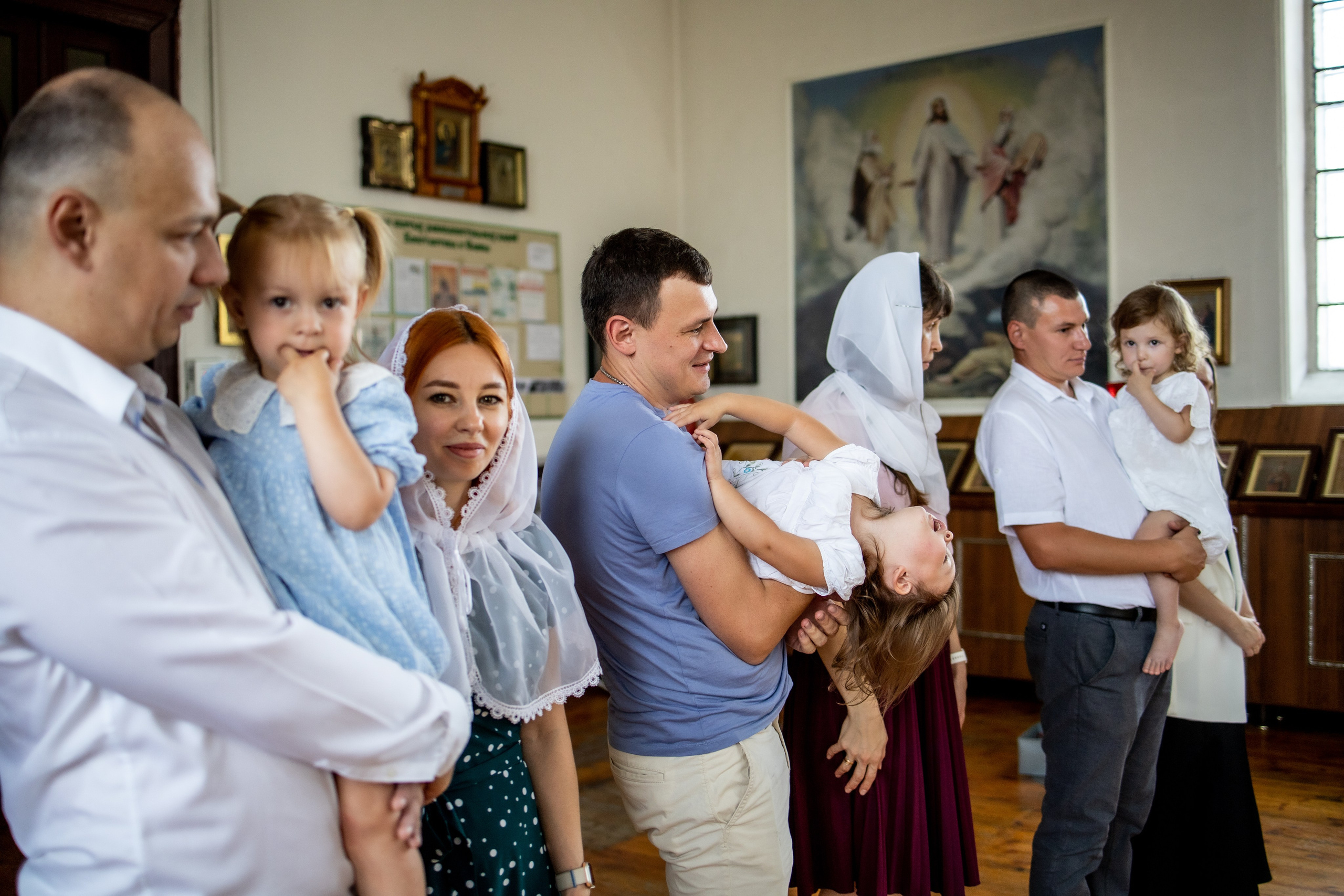 Таинство Крещения Евы, Арины и Дарьи. Фотограф Надежда Лукьянова