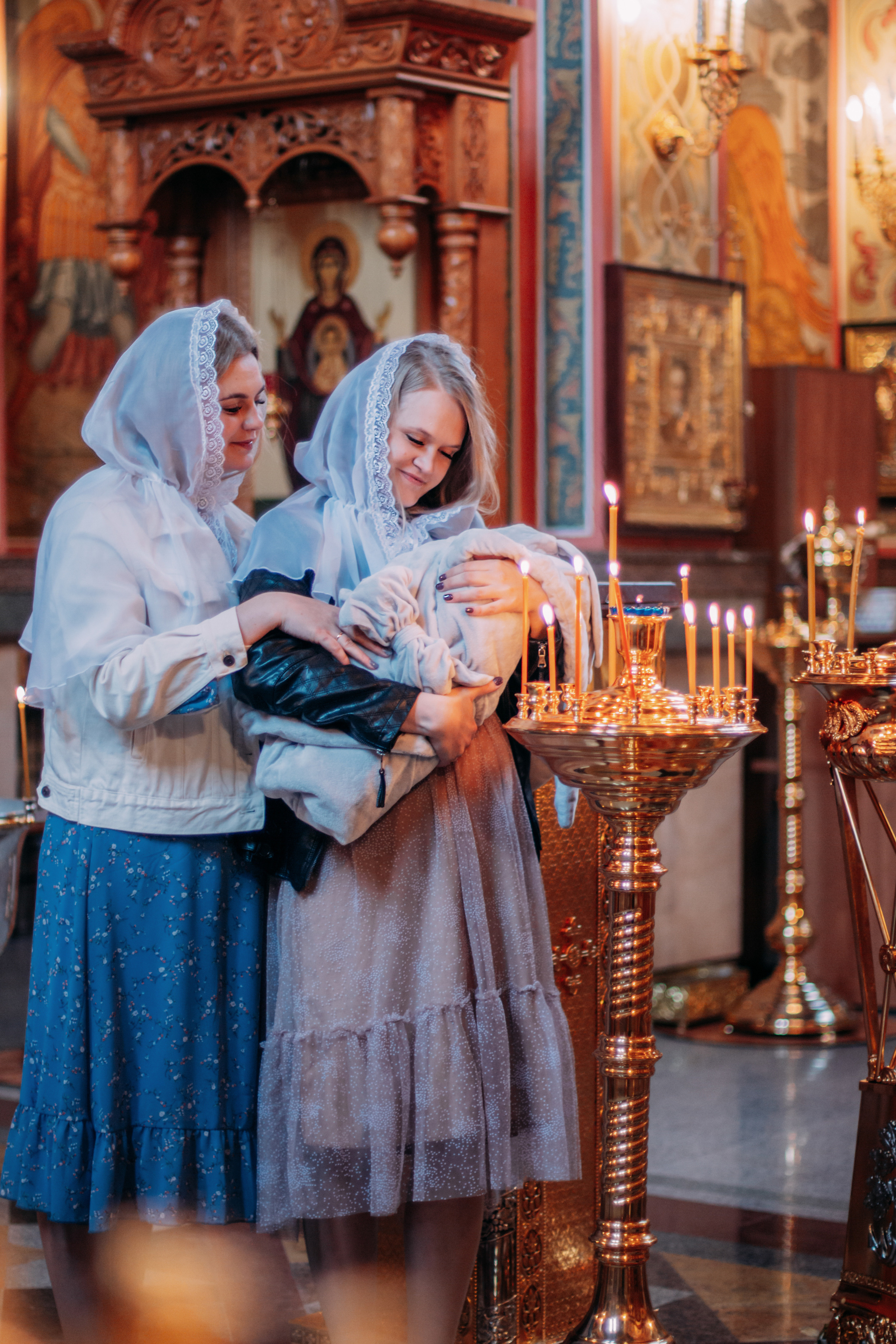 Крещение Романа. Семейный фотограф Анжелика Зоидзе Курск