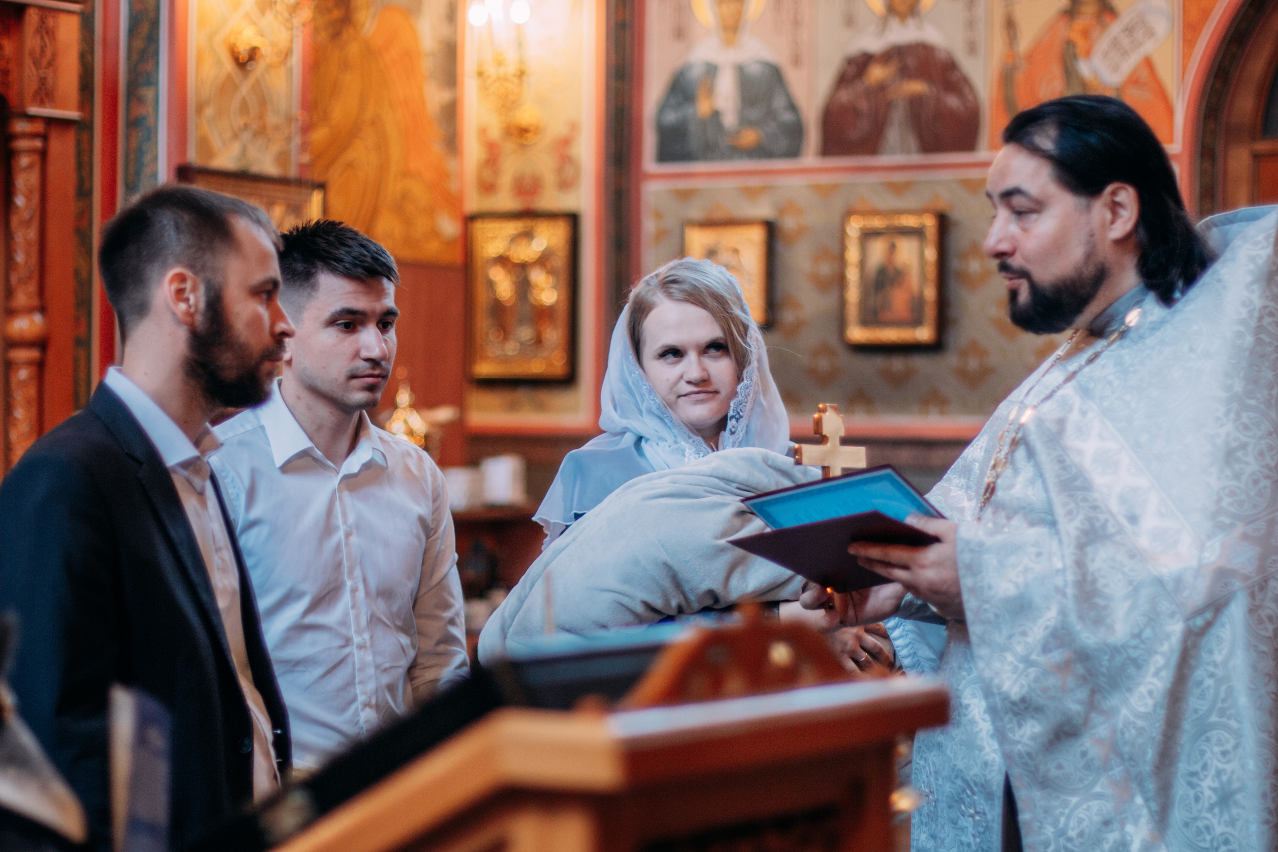 Крещение Романа. Семейный фотограф Анжелика Зоидзе Курск