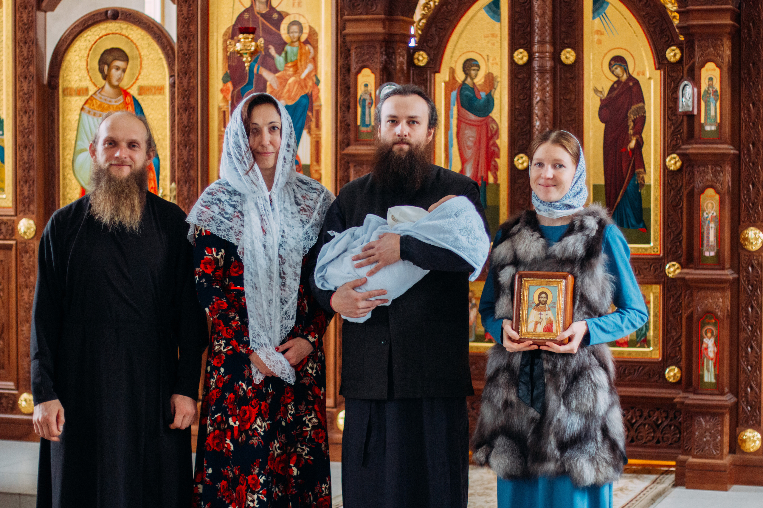 Крещение Серафима. Семейный фотограф Анжелика Зоидзе Курск