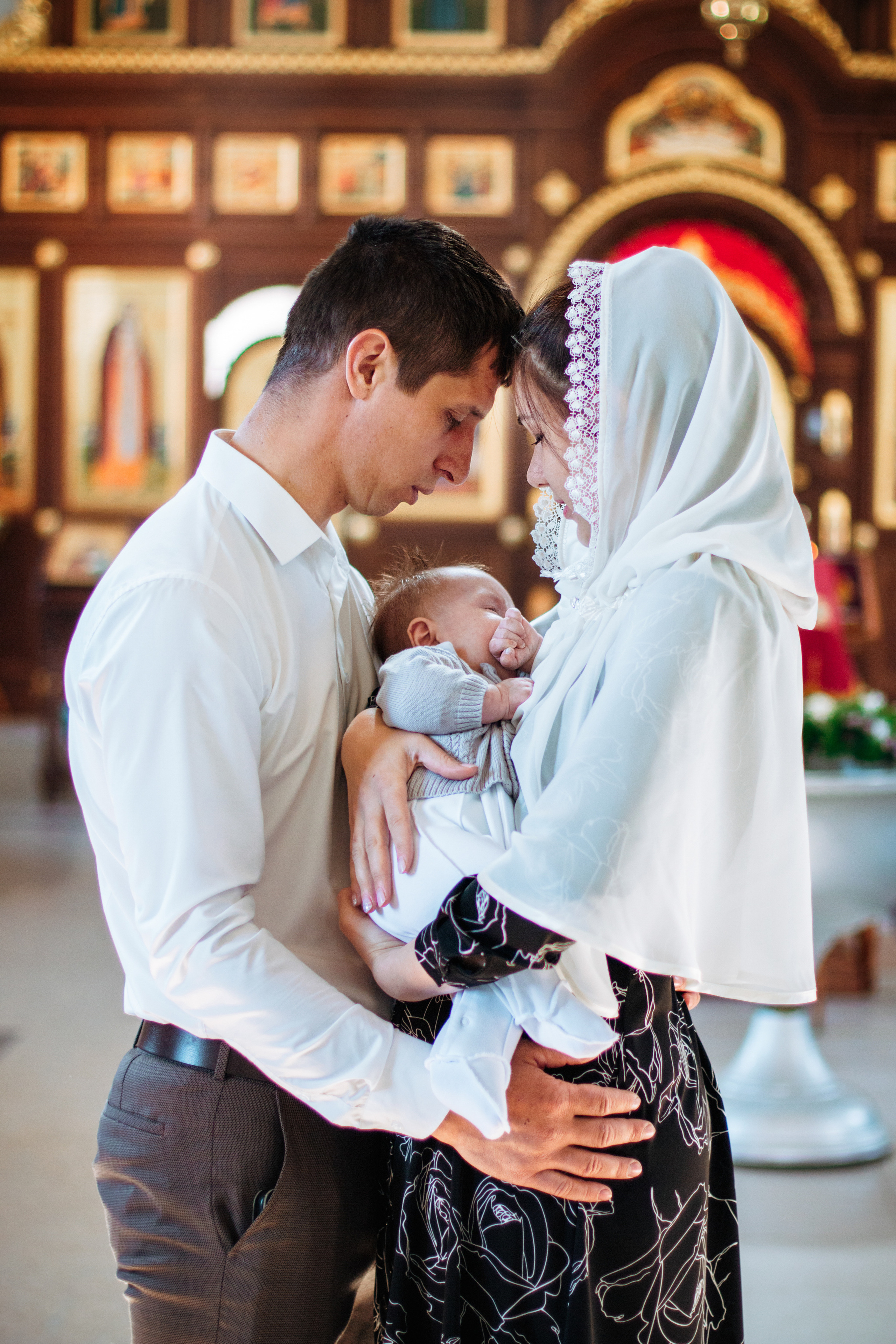 Крещение Михаила. Семейный фотограф Анжелика Зоидзе Курск