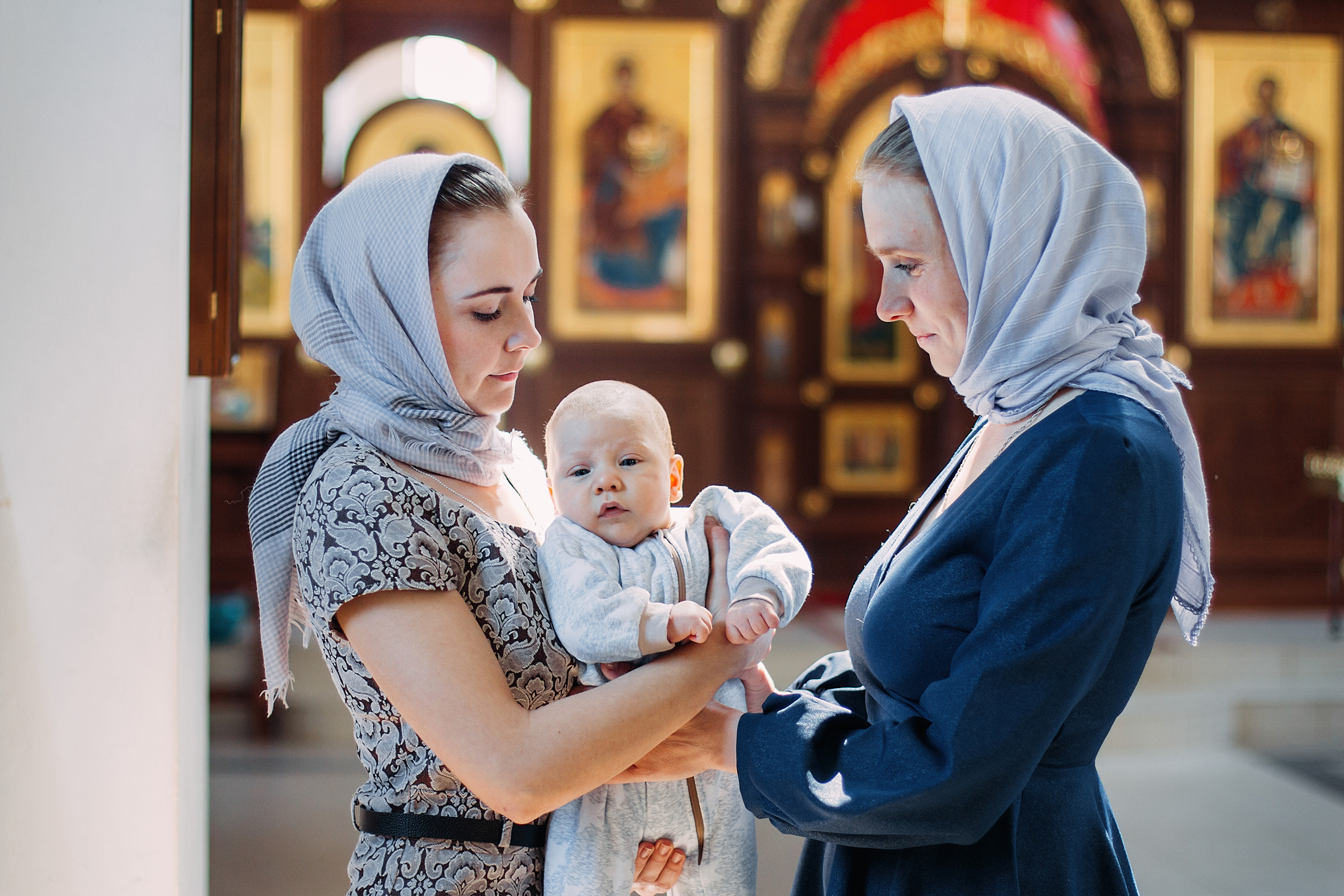 Крещение Андрея. Семейный фотограф Анжелика Зоидзе Курск