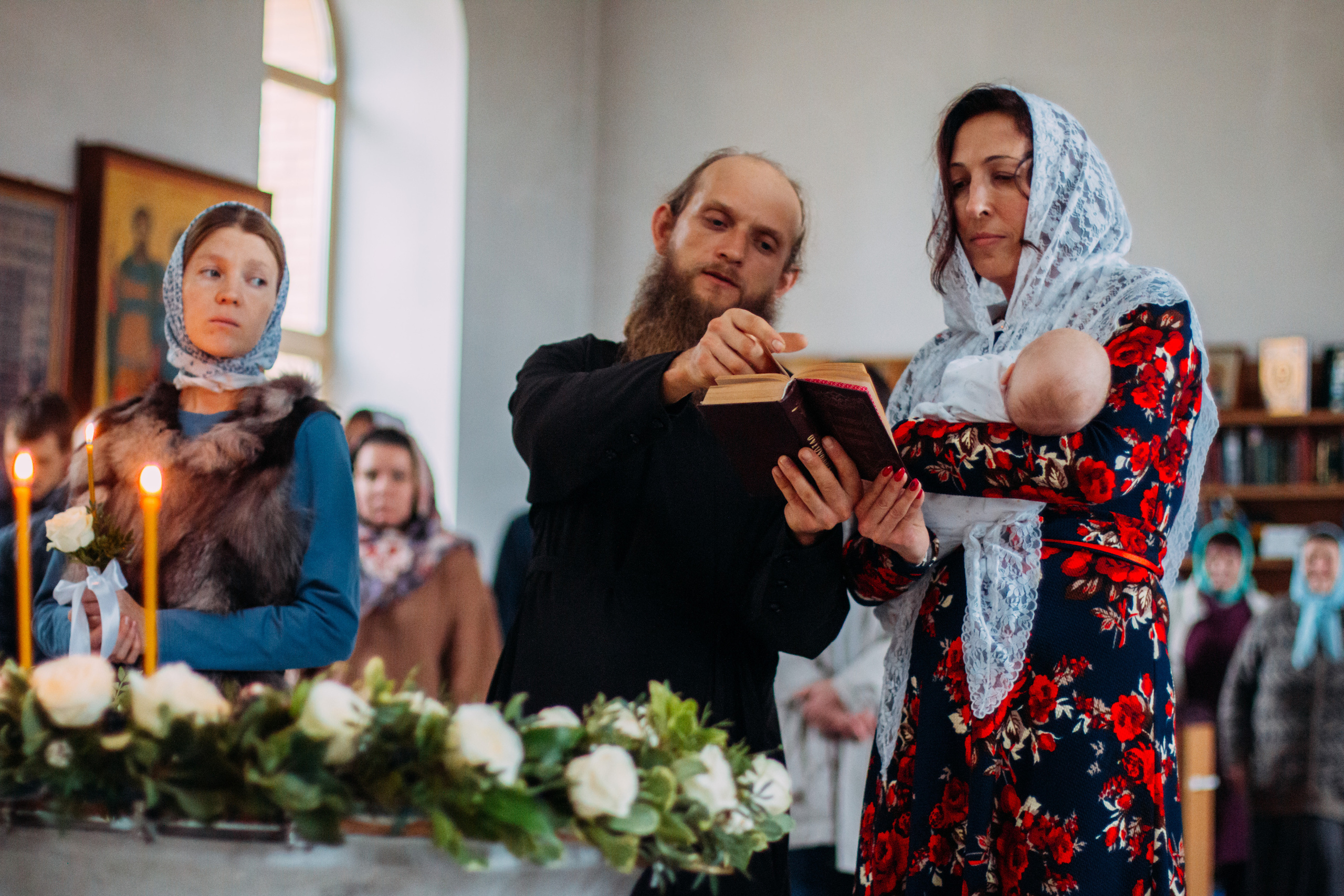 Крещение Серафима. Семейный фотограф Анжелика Зоидзе Курск