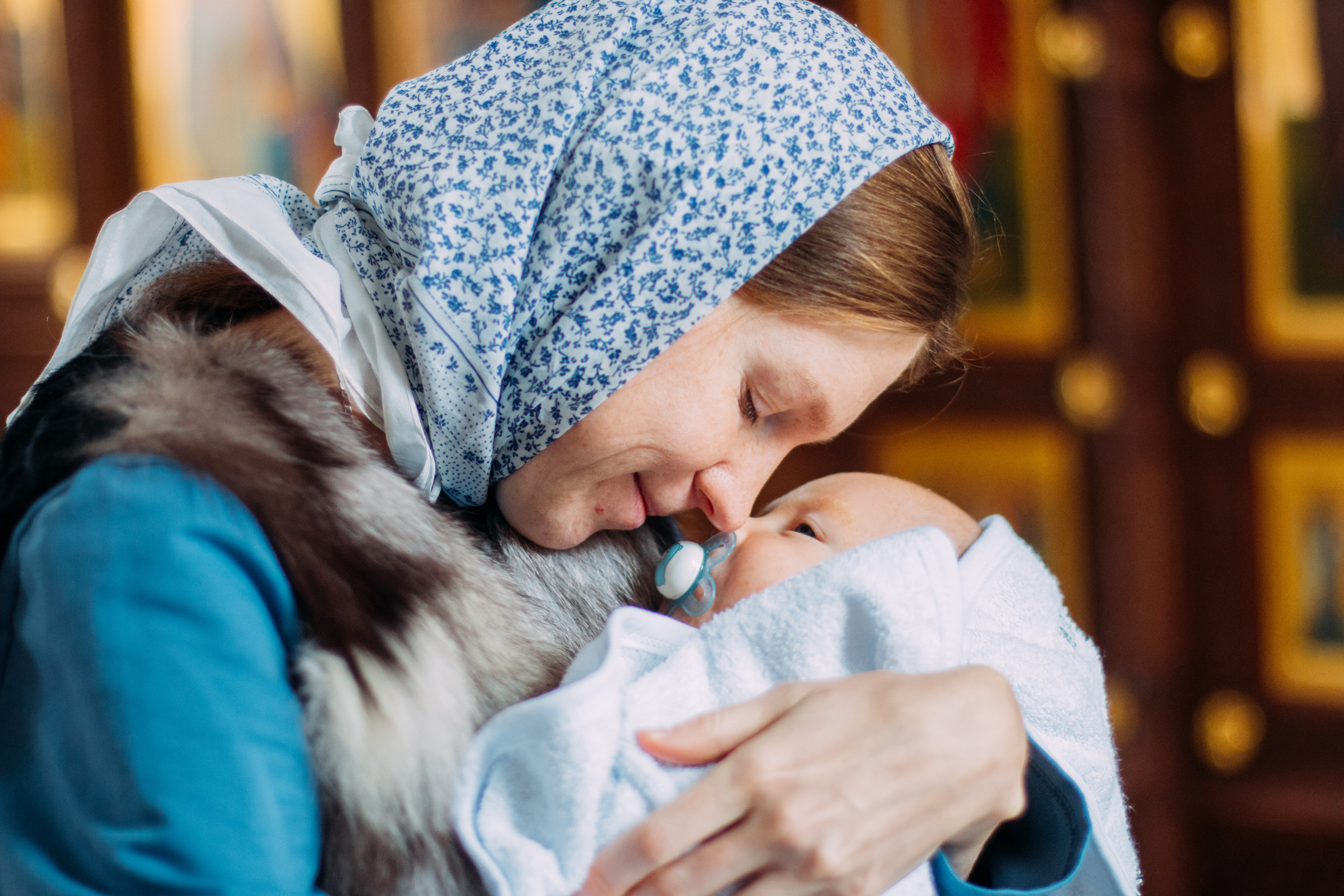 Крещение Серафима. Семейный фотограф Анжелика Зоидзе Курск