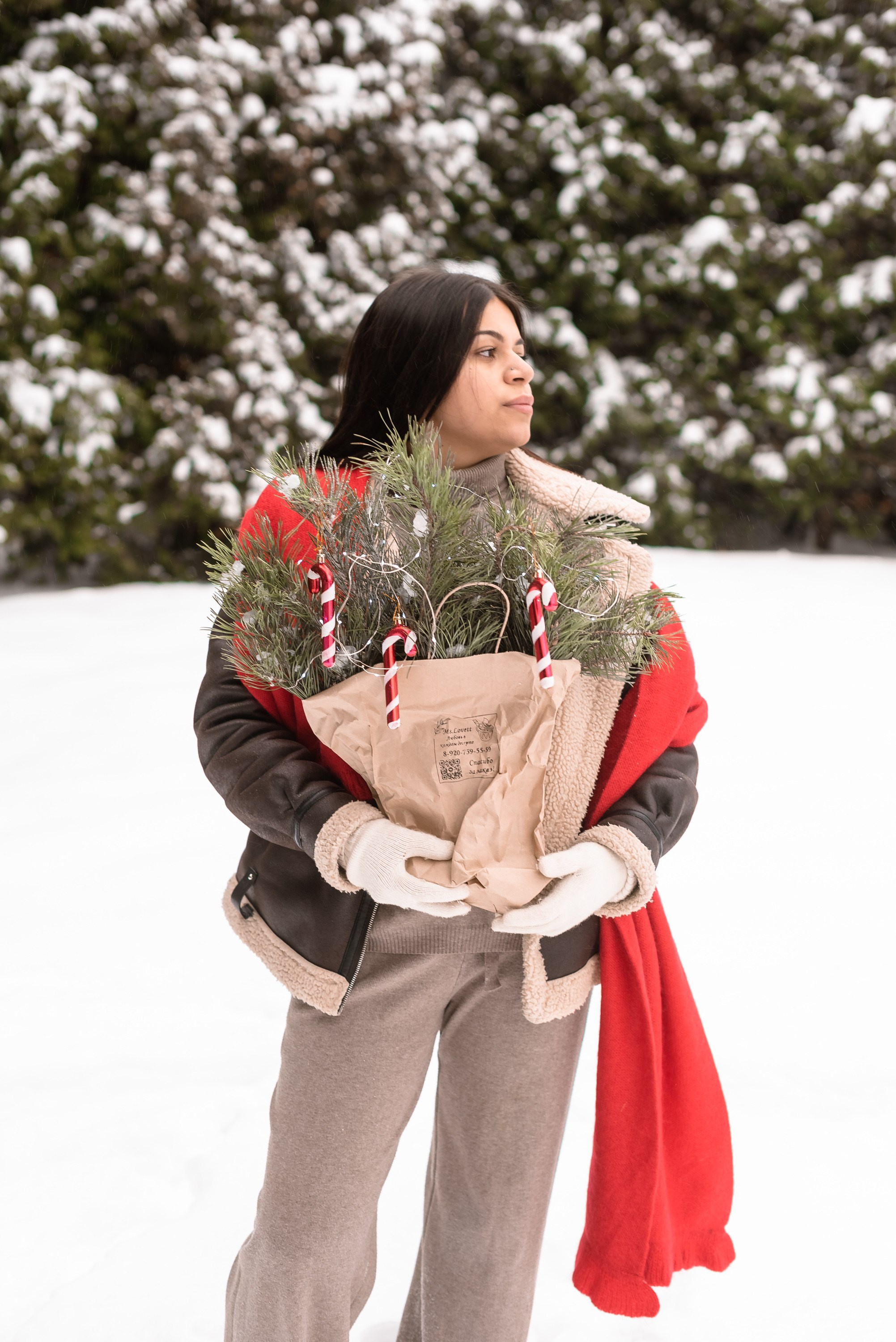 Зимняя прогулка Софии. Фотограф Тула творческие фотосессии недорого Ольга Ромашина