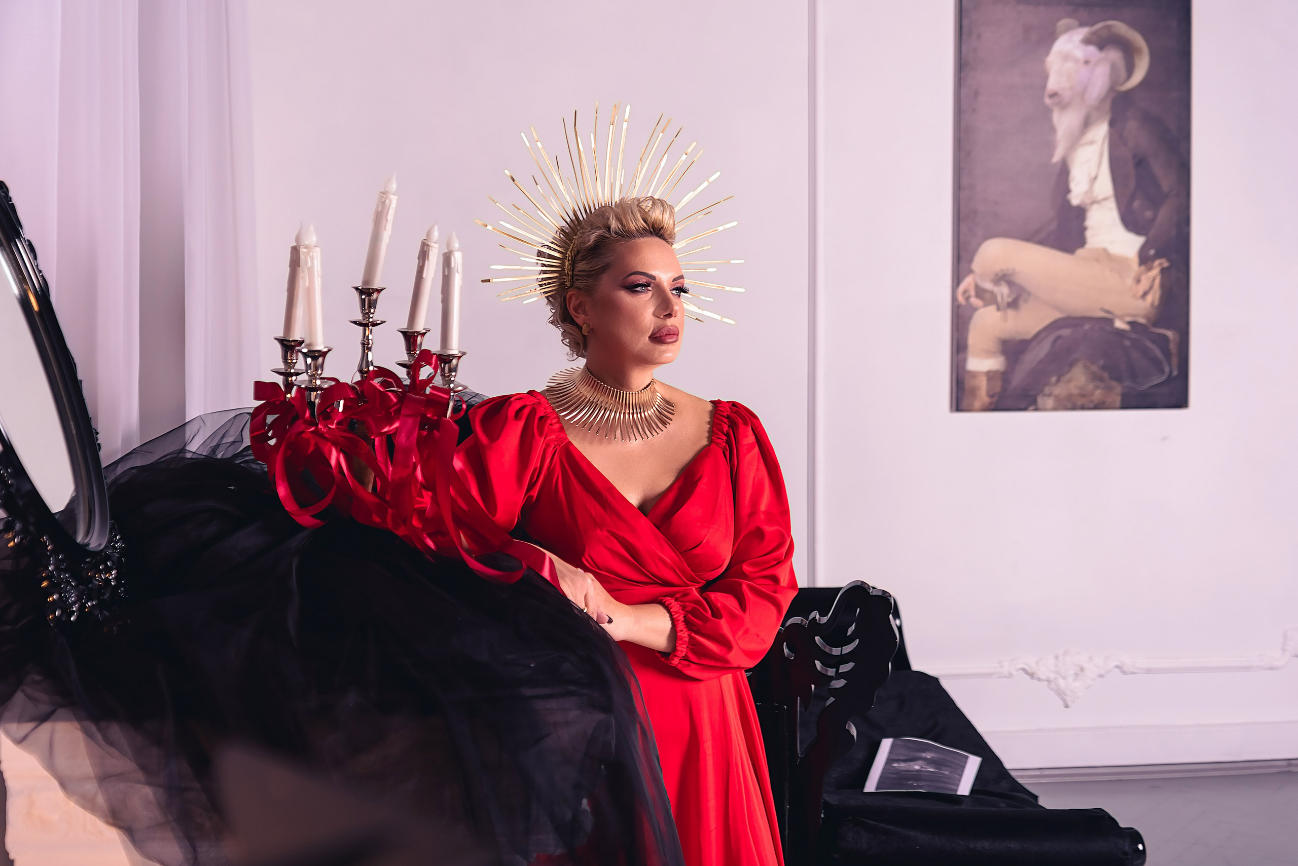 ЛЕДИ GАдалка. Фотограф Тула творческие фотосессии недорого Ольга Ромашина