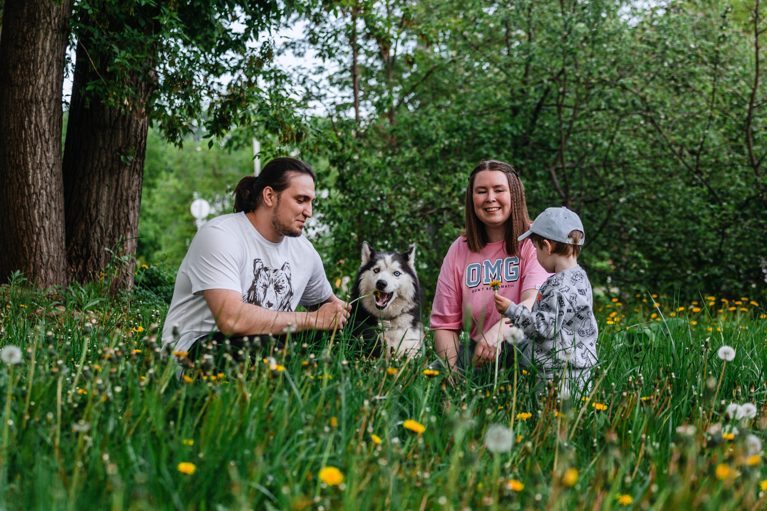Семейная экспресс фотосессия в рамках фотодня. Фотограф-анималист Татьяна Степанова