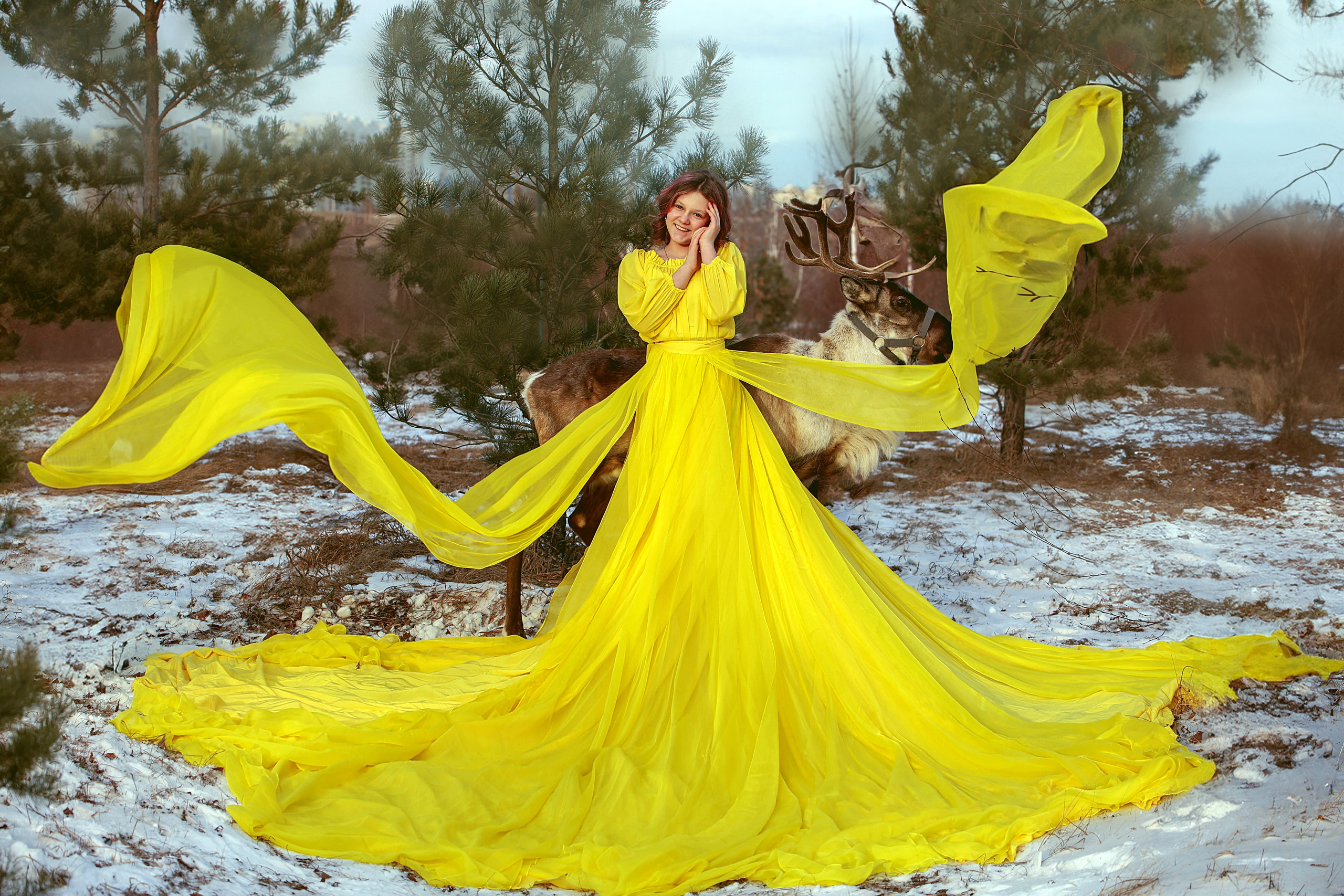 Олениха Нося 2024. Конный фотограф в Красноярске — Любовь Похабова