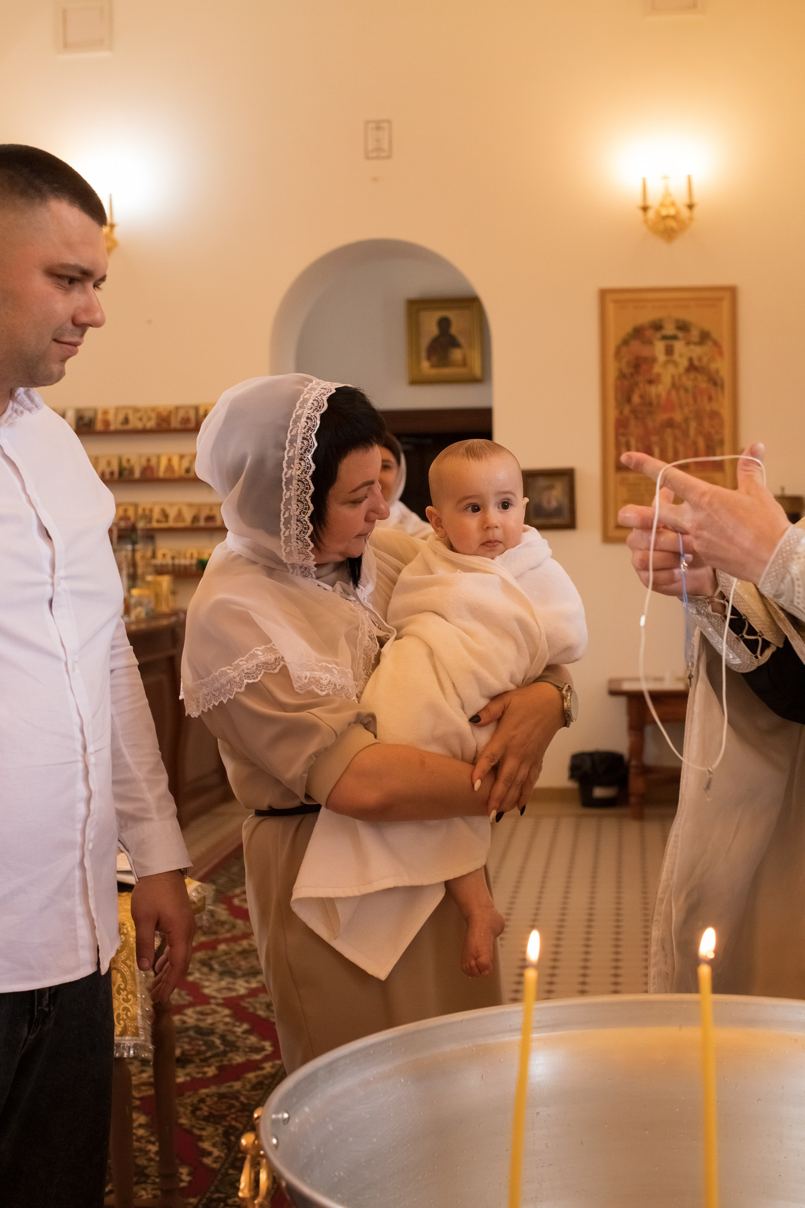 Таинство Крещения Мирона. Семейный и детский фотограф в Саратове Полина Коткина