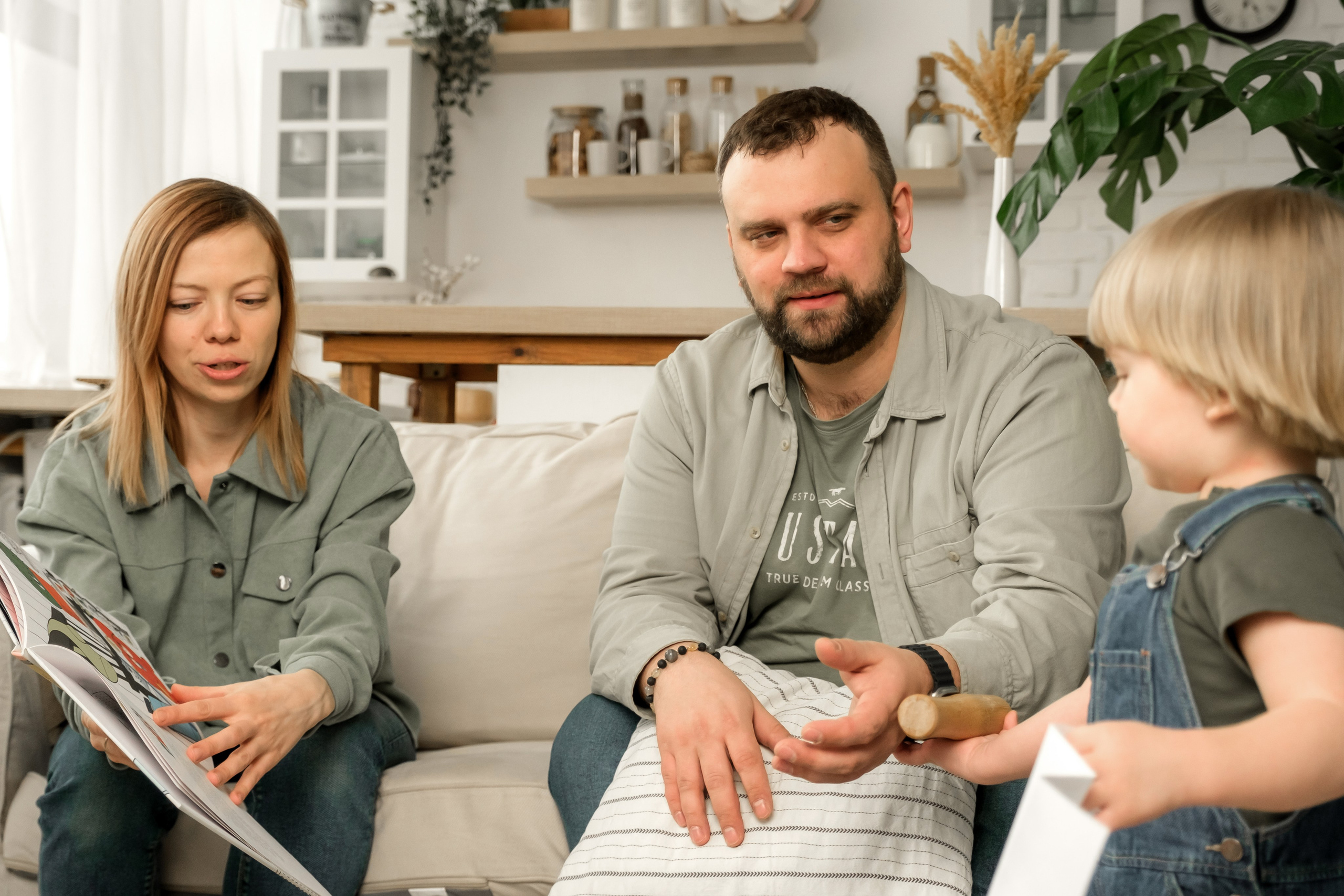 Домашняя съемка семьи Ольги