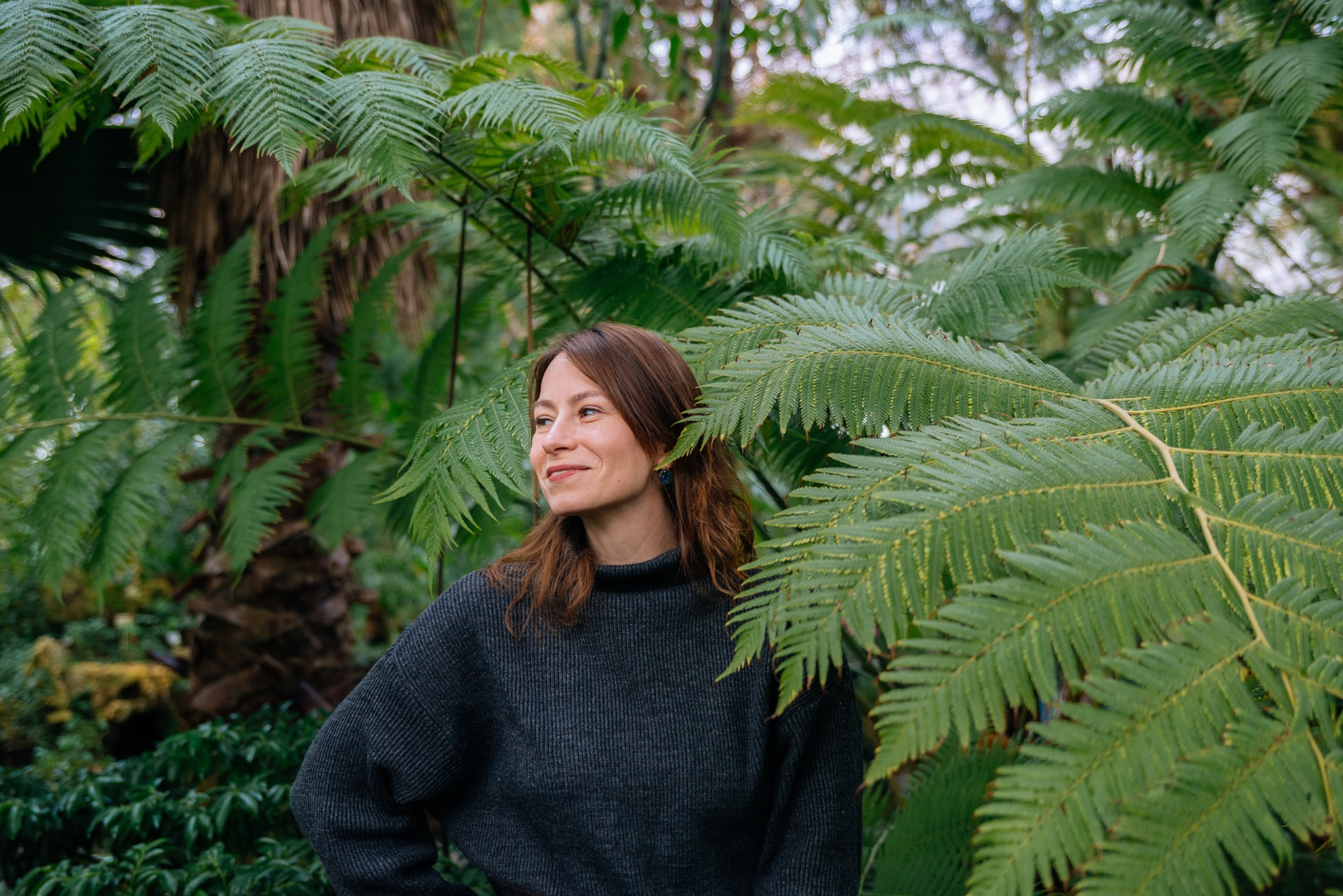 Юлия и Алиса. Прогулка в ботаническом саду. Репортажный фотограф в Санкт-Петербурге Анастасия Клёпова