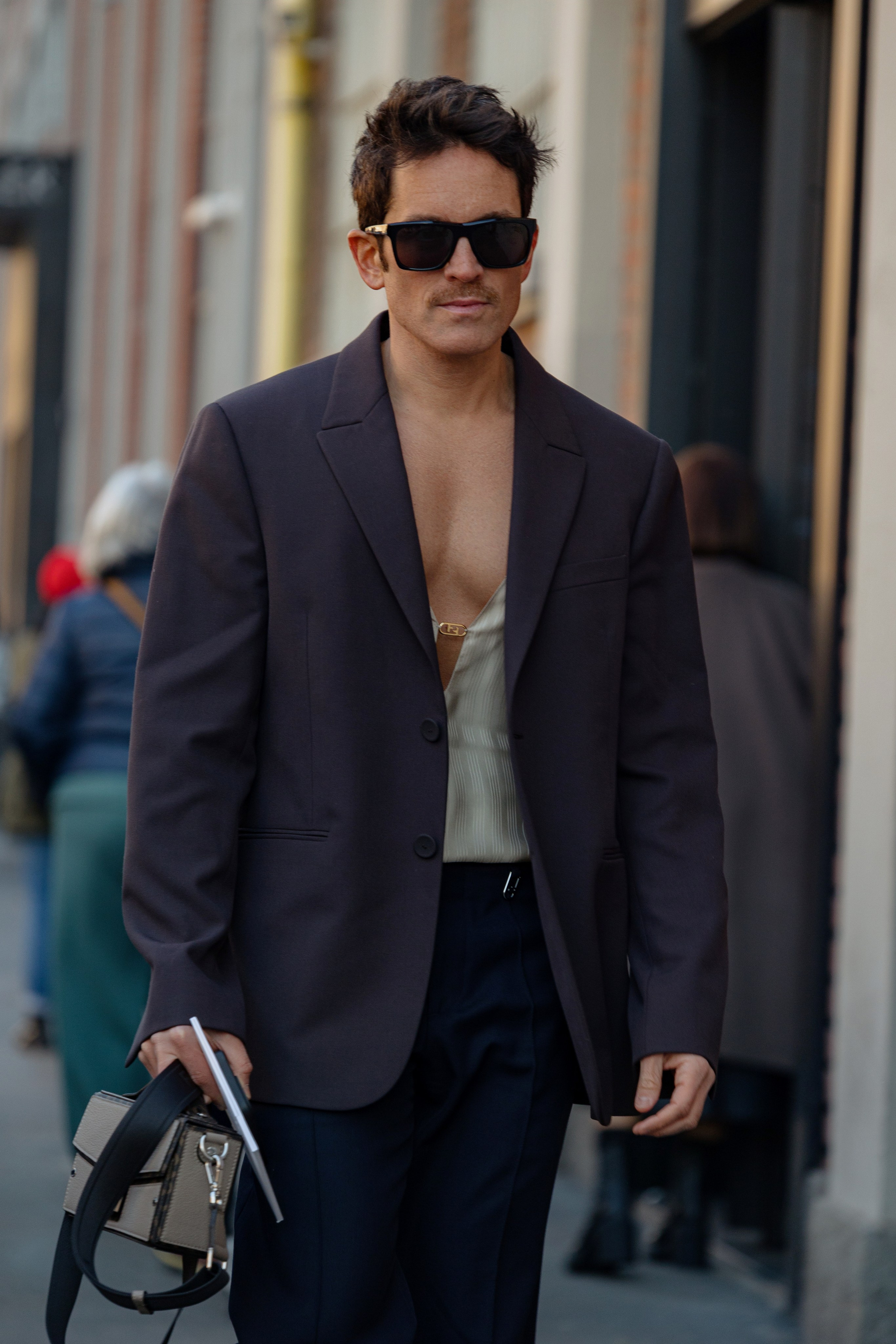 Milan Mens fashion week FW 24/25 FENDI. Photographer in Milan Ivan Goncharov