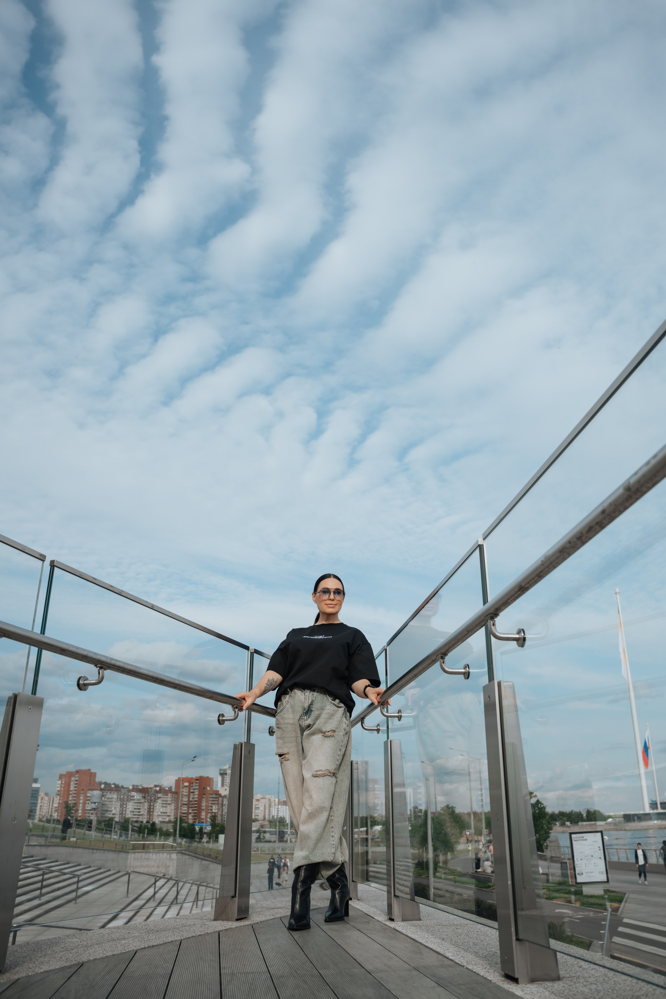 Елена. Лахта центр. Портретный фотограф в Санкт-Петербурге Дмитриева Наталия