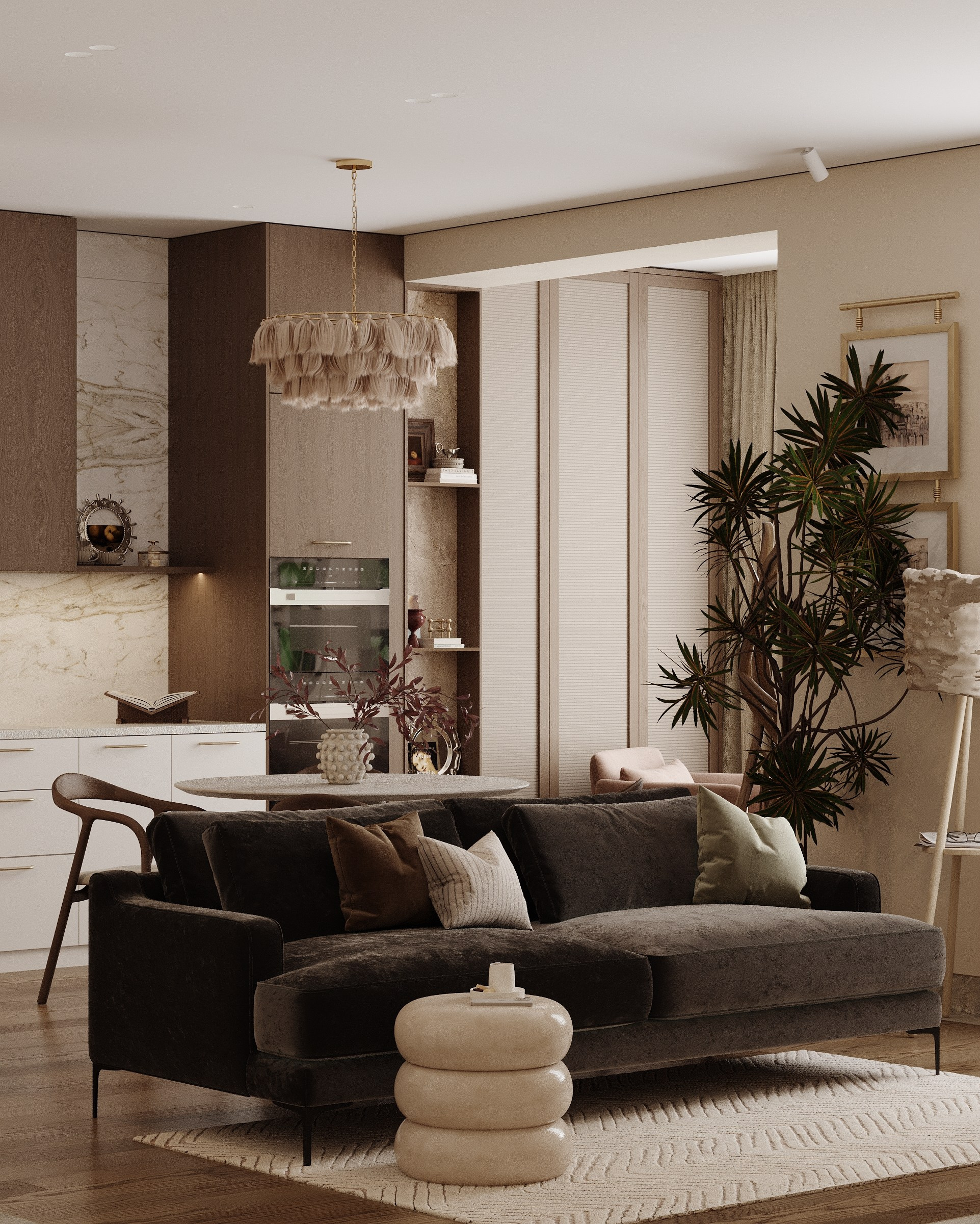 «Некрасово 2 » Дизайнер Елена Дрожжина. 3d визуализатор интерьеров