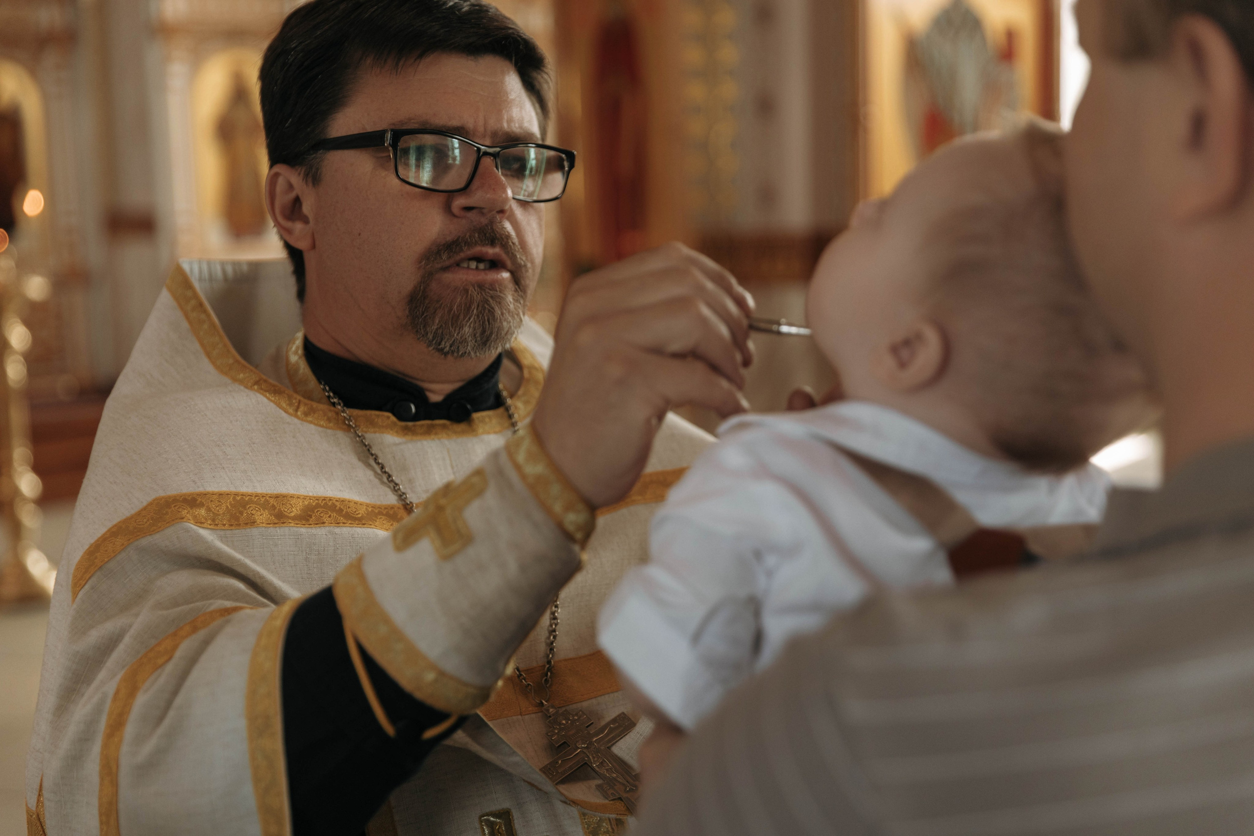 Таинство Крещения Александра. Фотограф Сальск Катерина