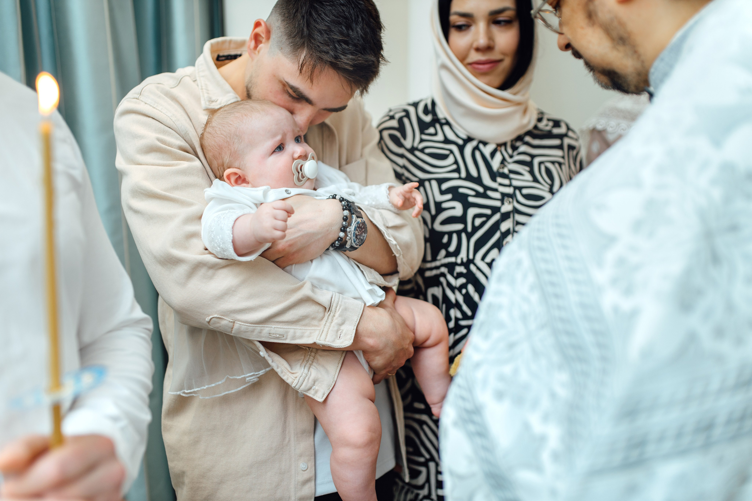 Таинство крещения Софии, апрель 2024