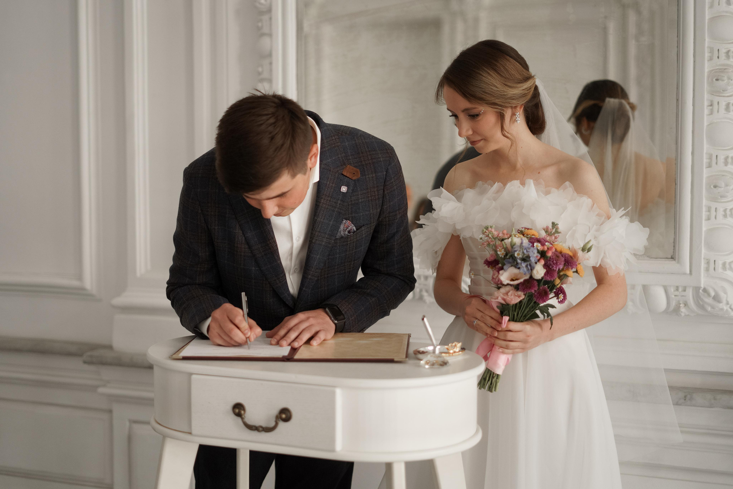 Полина и Александр. Свадебный фотограф Марина Попова