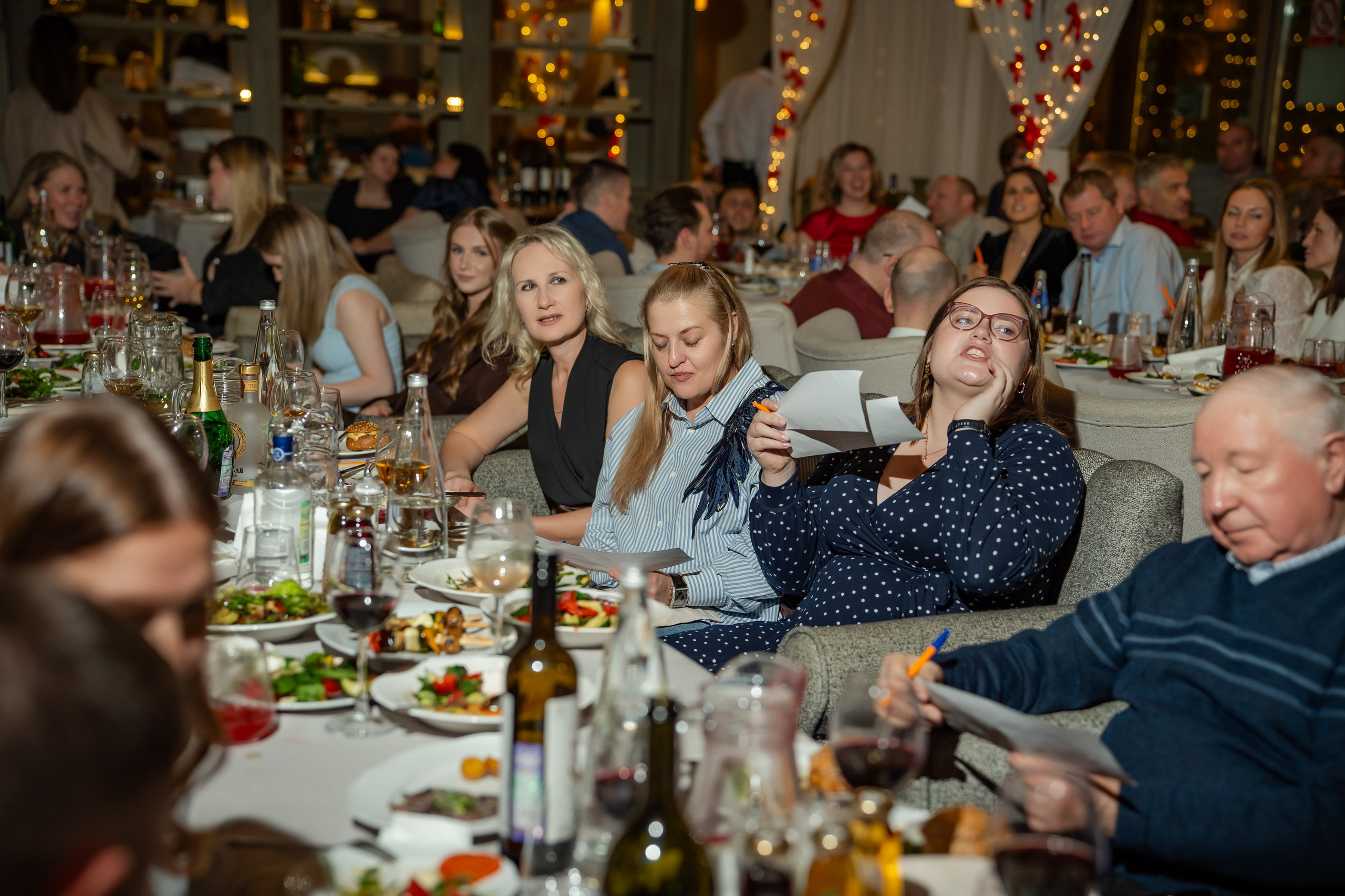 Сборные корпоративы в ресторане «Плюшкин» Декабрь 2025. Фотограф Александр Вишняков