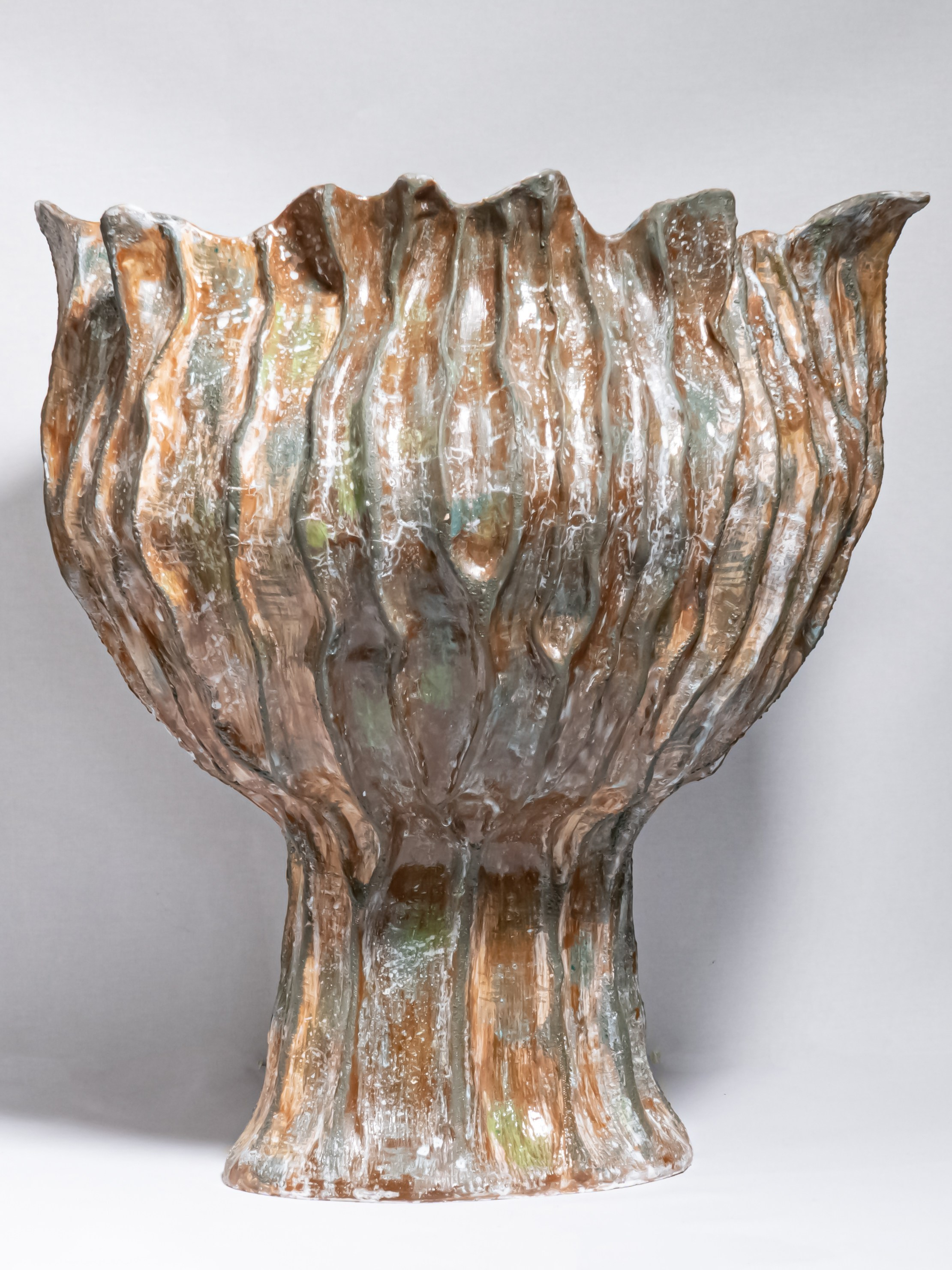 Гигантская керамическая ваза для интерьера