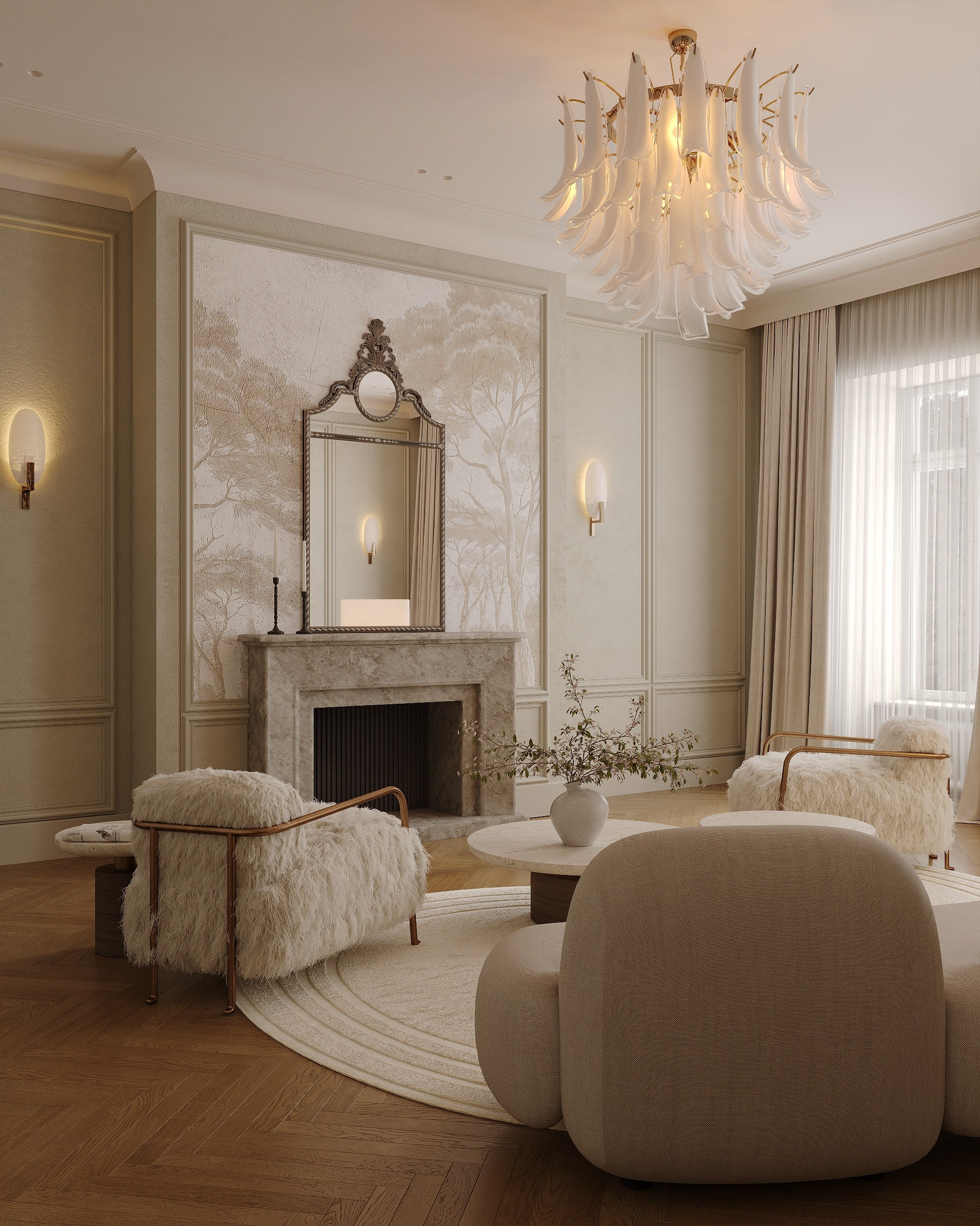 Living room/Amsterdam. Solovets visualization