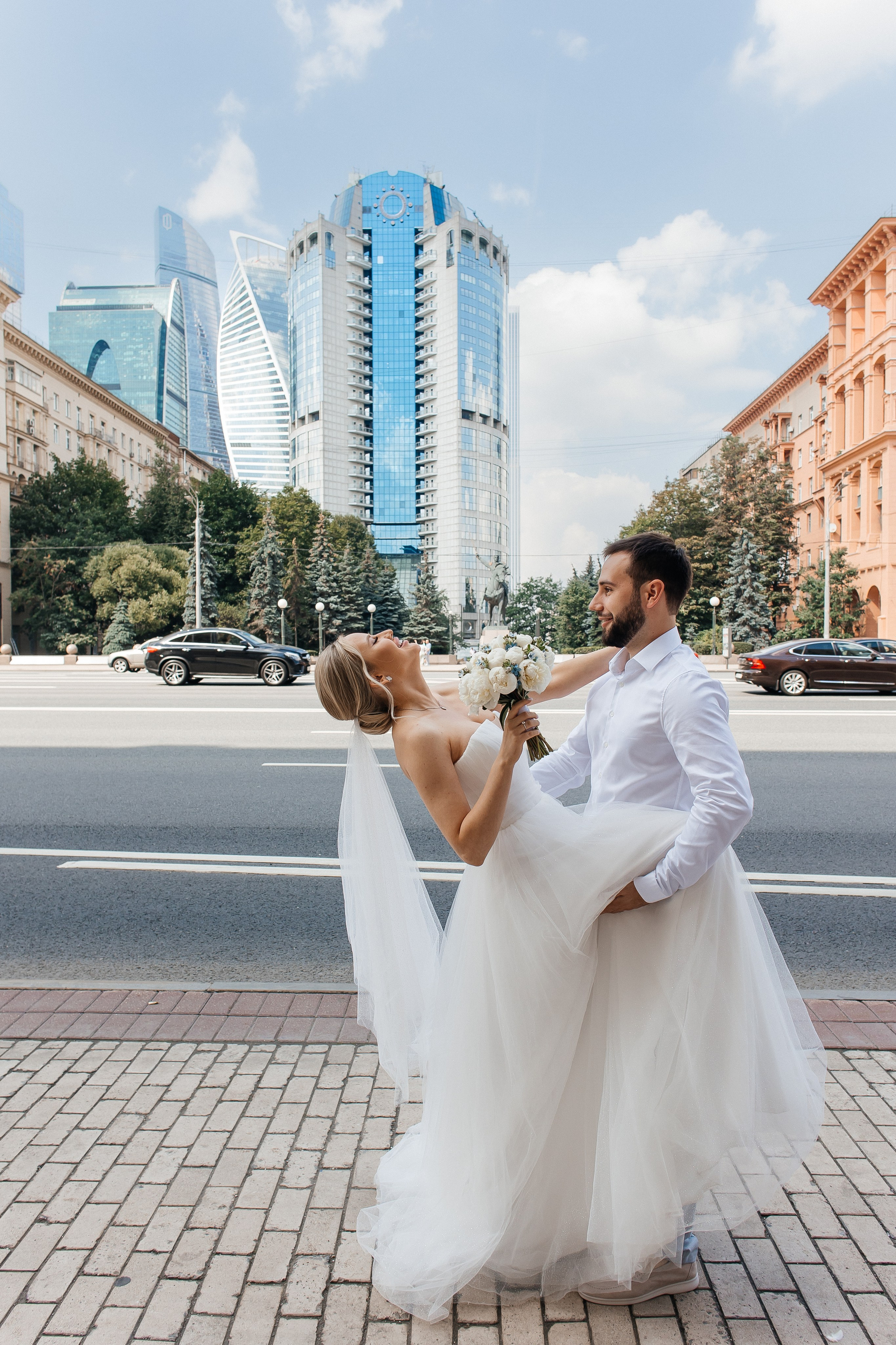 Борис и Ксения (утро + Загс + прогулка). Фотограф в Москве Екатерина Потапова