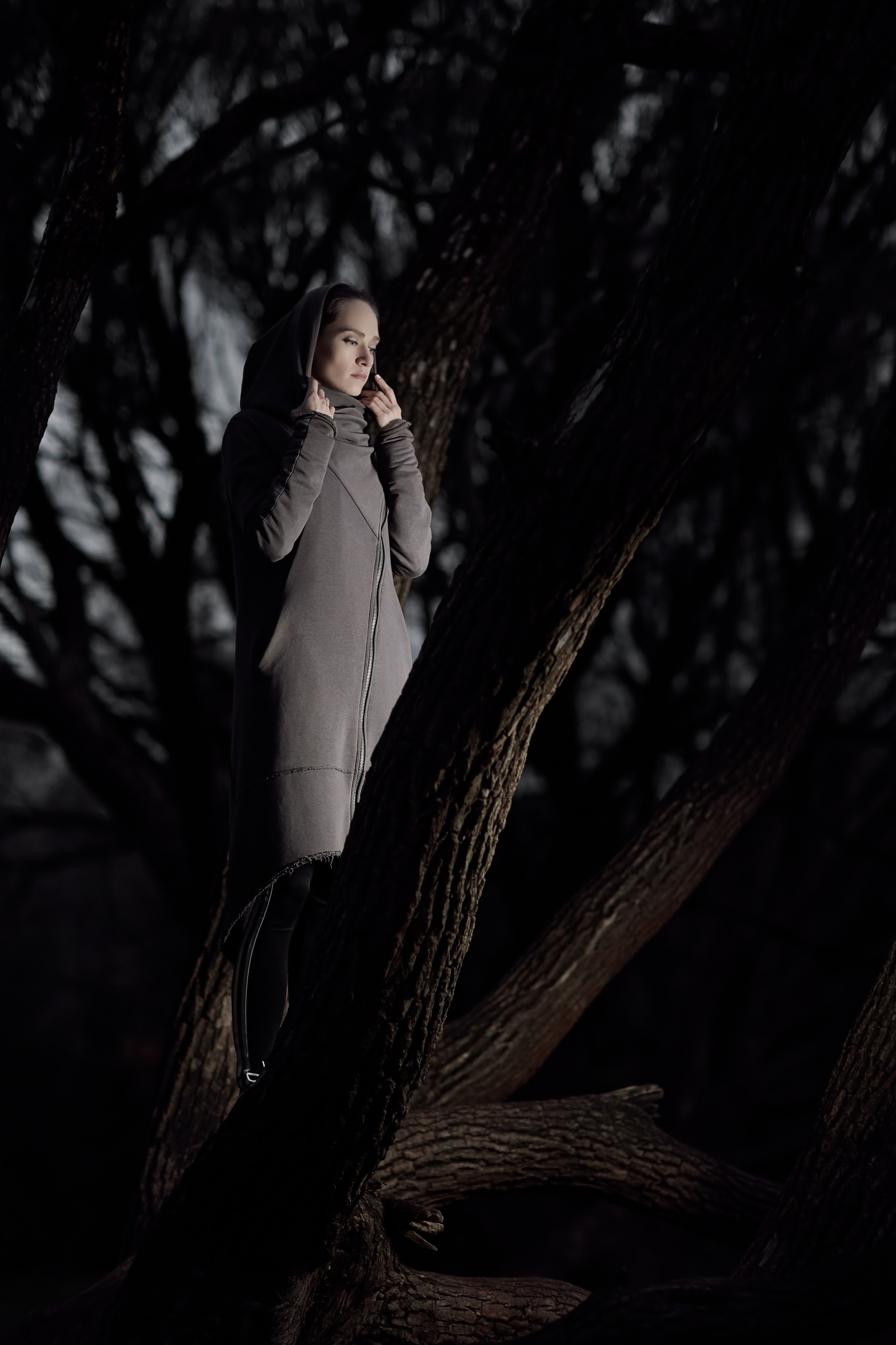 Съемки на улице со студийным светом. Олег Дмитриев