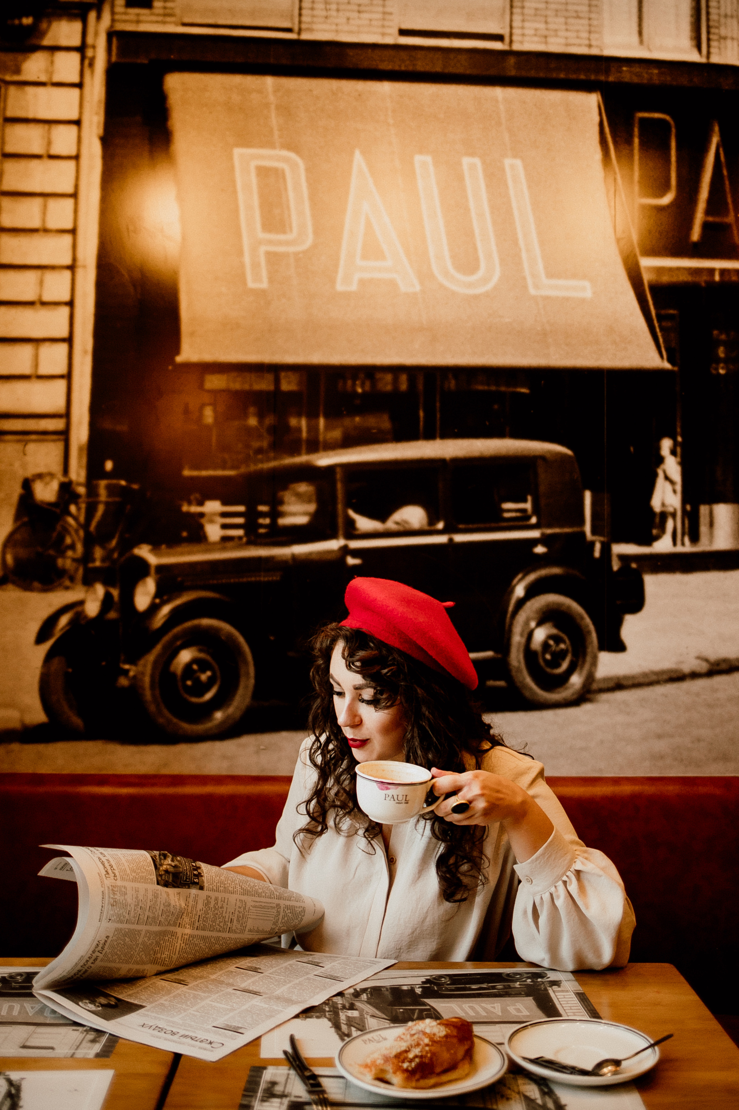 Парижское настроение в осеннем Минске. Портретный фотограф в Минске Анна Волейко