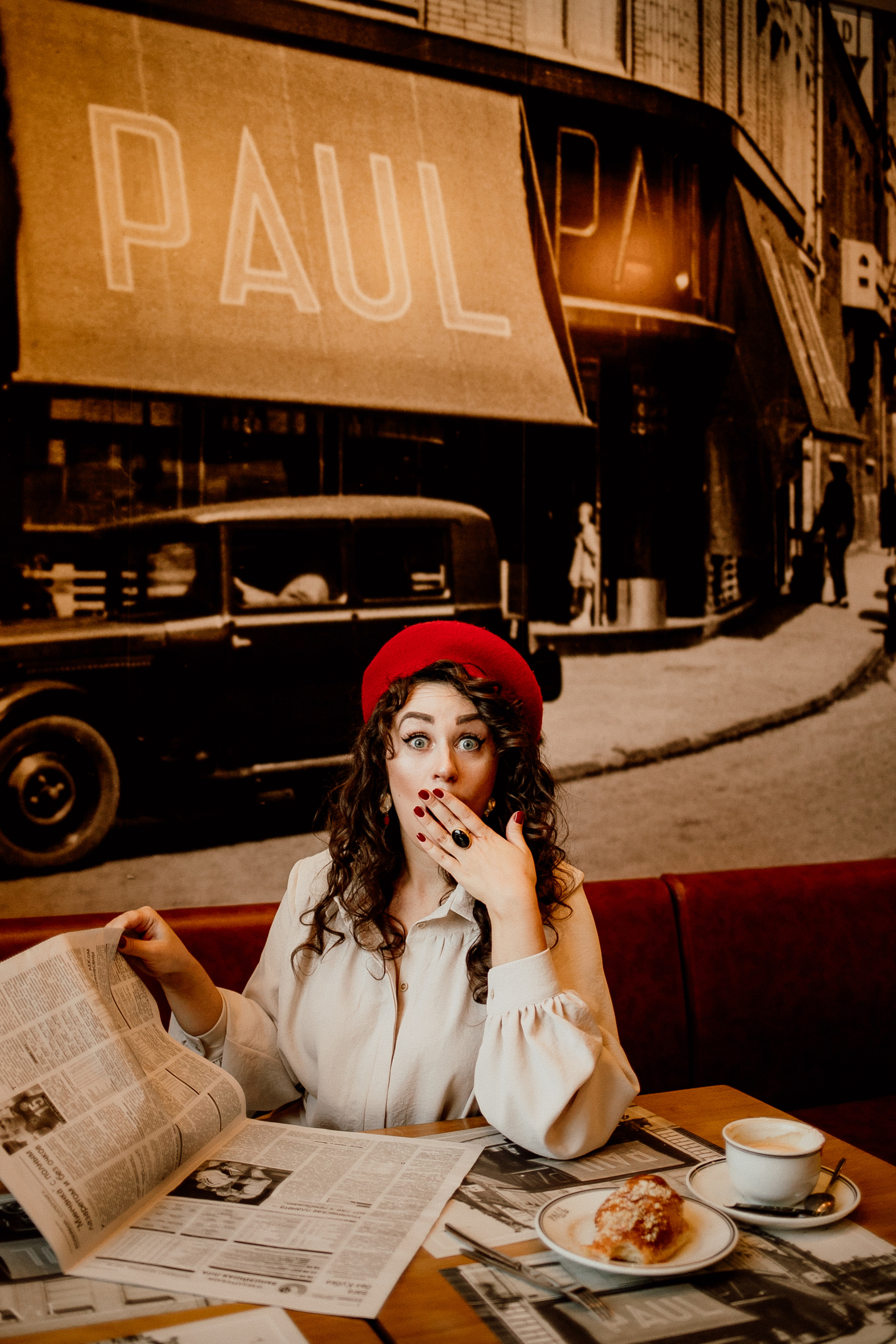 Парижское настроение в осеннем Минске. Портретный фотограф в Минске Анна Волейко