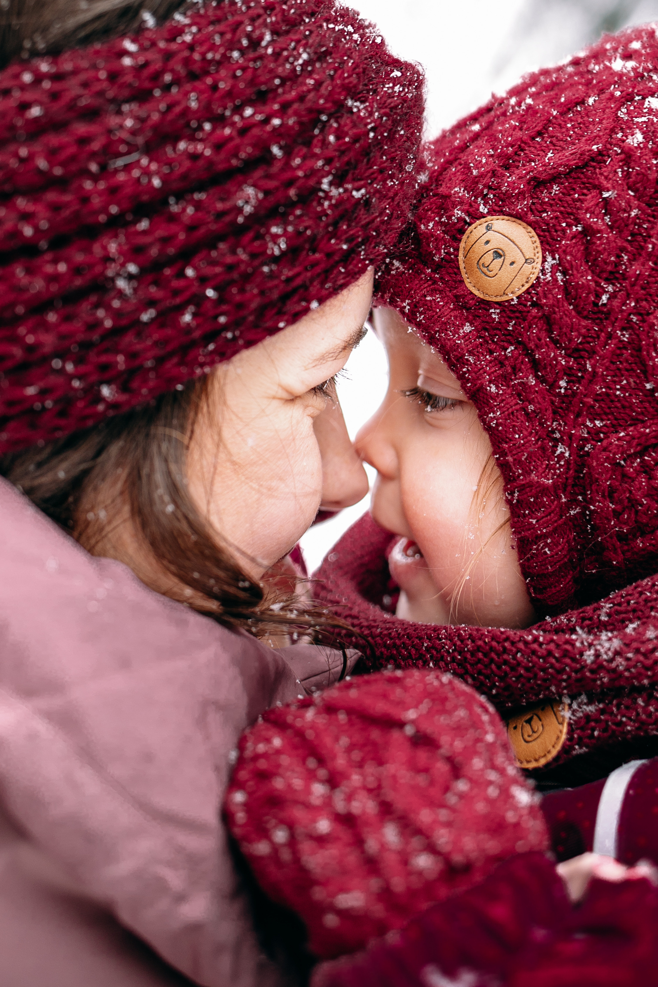 Снежный день в еловом лесу. Портретный фотограф в Минске Анна Волейко