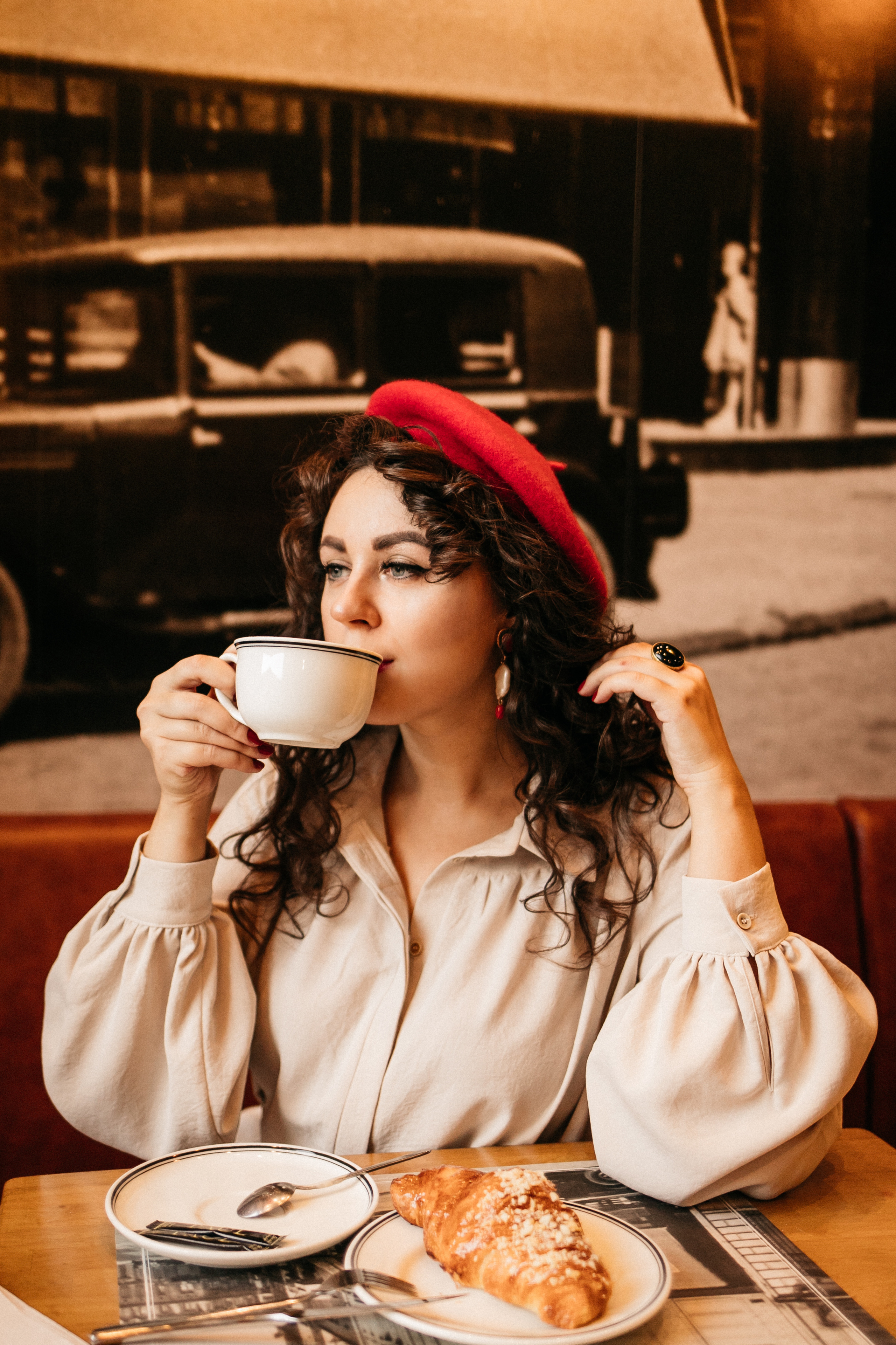 Парижское настроение в осеннем Минске. Портретный фотограф в Минске Анна Волейко