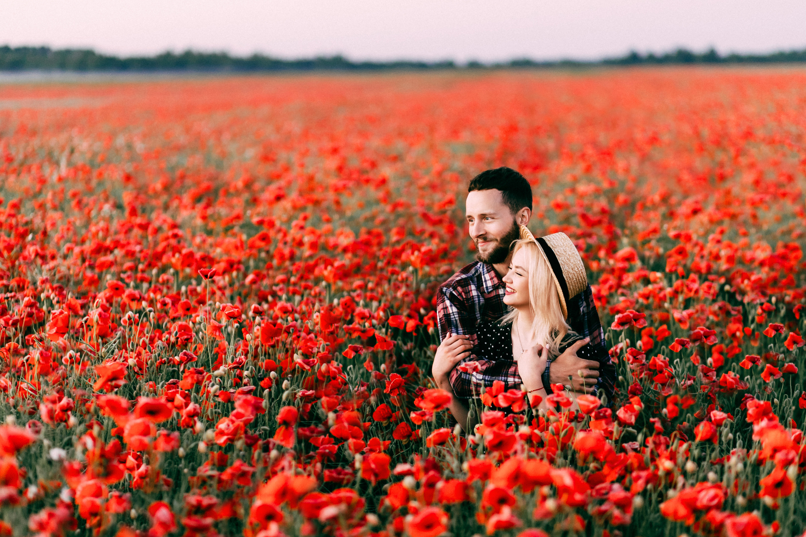 Встретить рассвет в маковом поле. Портретный фотограф в Минске Анна Волейко